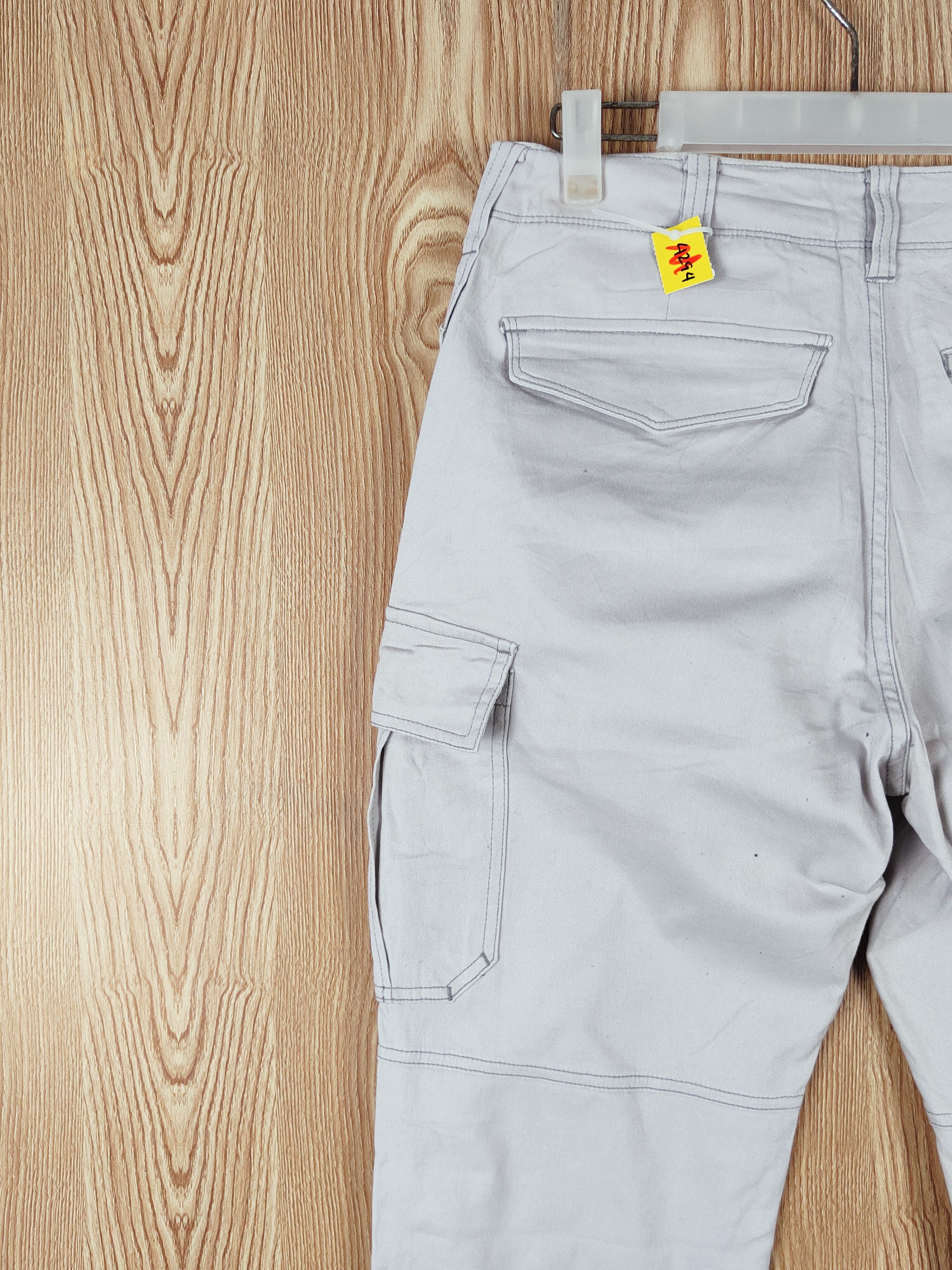Japanese Brand Burtle Light Gray Multipocket Tactical Cargo Pants #W324 Size US 30 / EU 46 - 9 Thumbnail