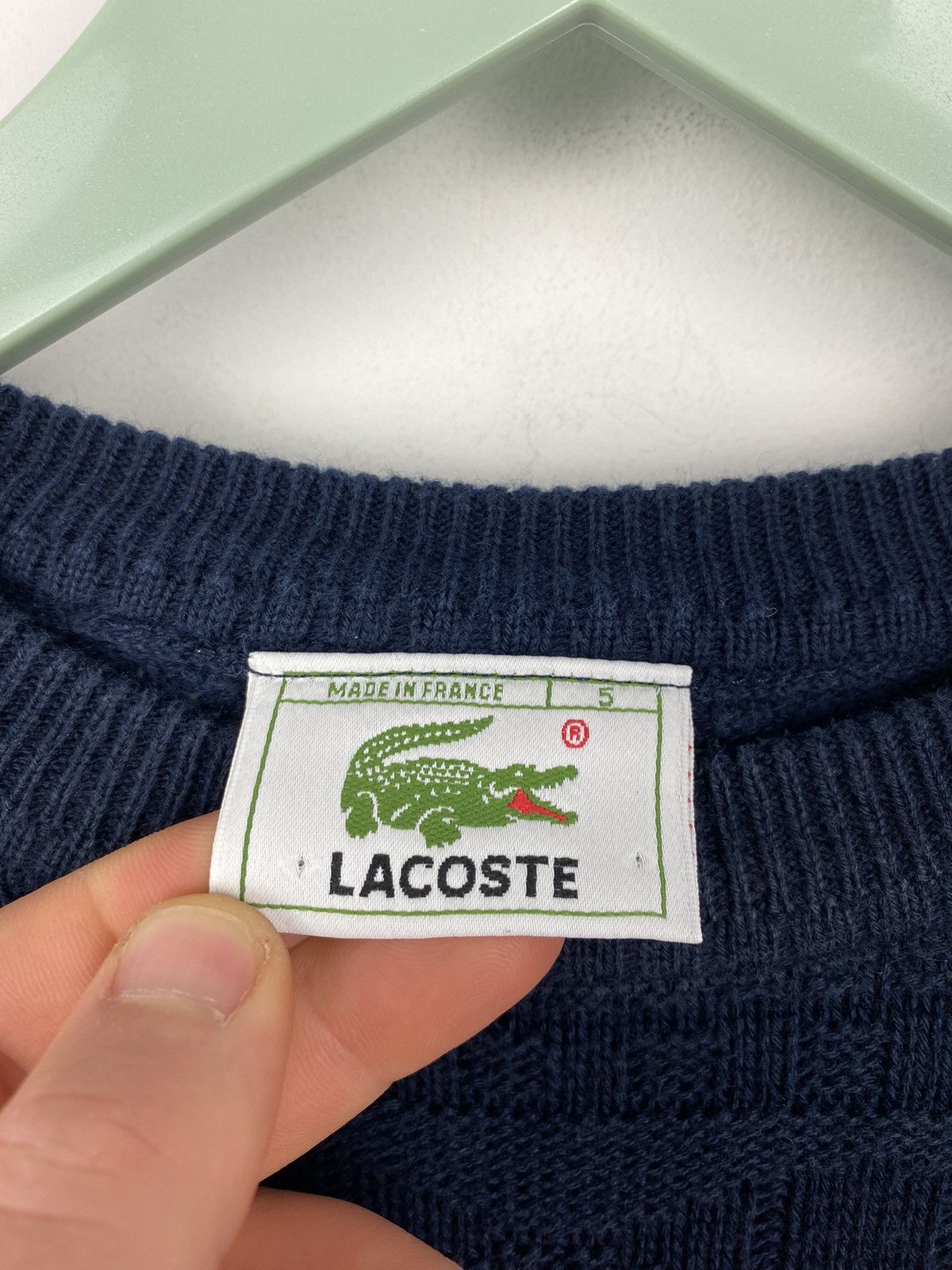 Lacoste Vintage 90s Lacoste Cotton Sweater like Ralph Lauren Y2K Size US XL / EU 56 / 4 - 6 Thumbnail