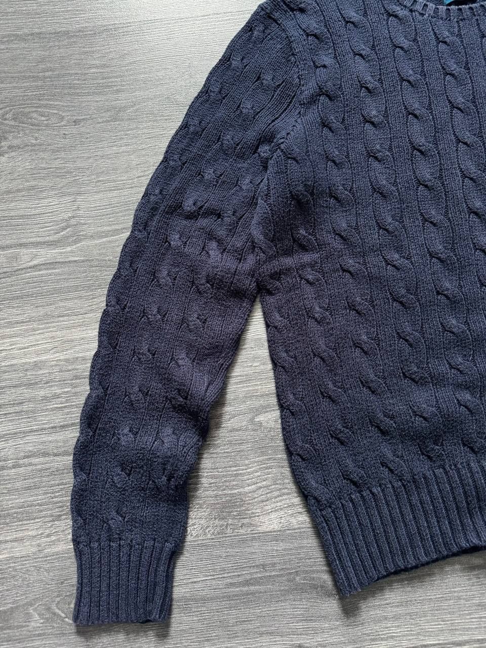 Polo Ralph Lauren Polo Ralph Lauren Luxury Mini Logo Cable Knit Sweater Size US L / EU 52-54 / 3 - 4 Thumbnail