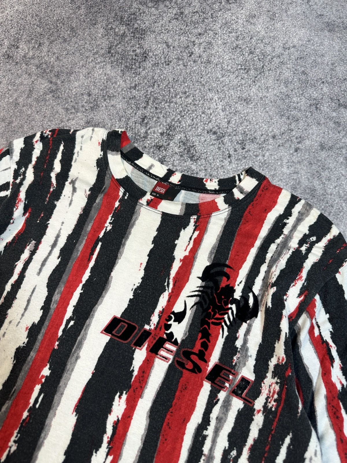 Diesel Y2K Vintage Rare Diesel Big Logo T-shirt Avant Garde Opium M Size US M / EU 48-50 / 2 - 3 Thumbnail
