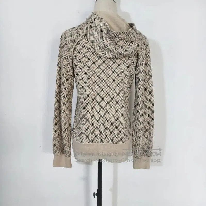Burberry Burberry Women's Khaki Check Long Sleeve Cardigan. Size M / US 6-8 / IT 42-44 - 5 Thumbnail