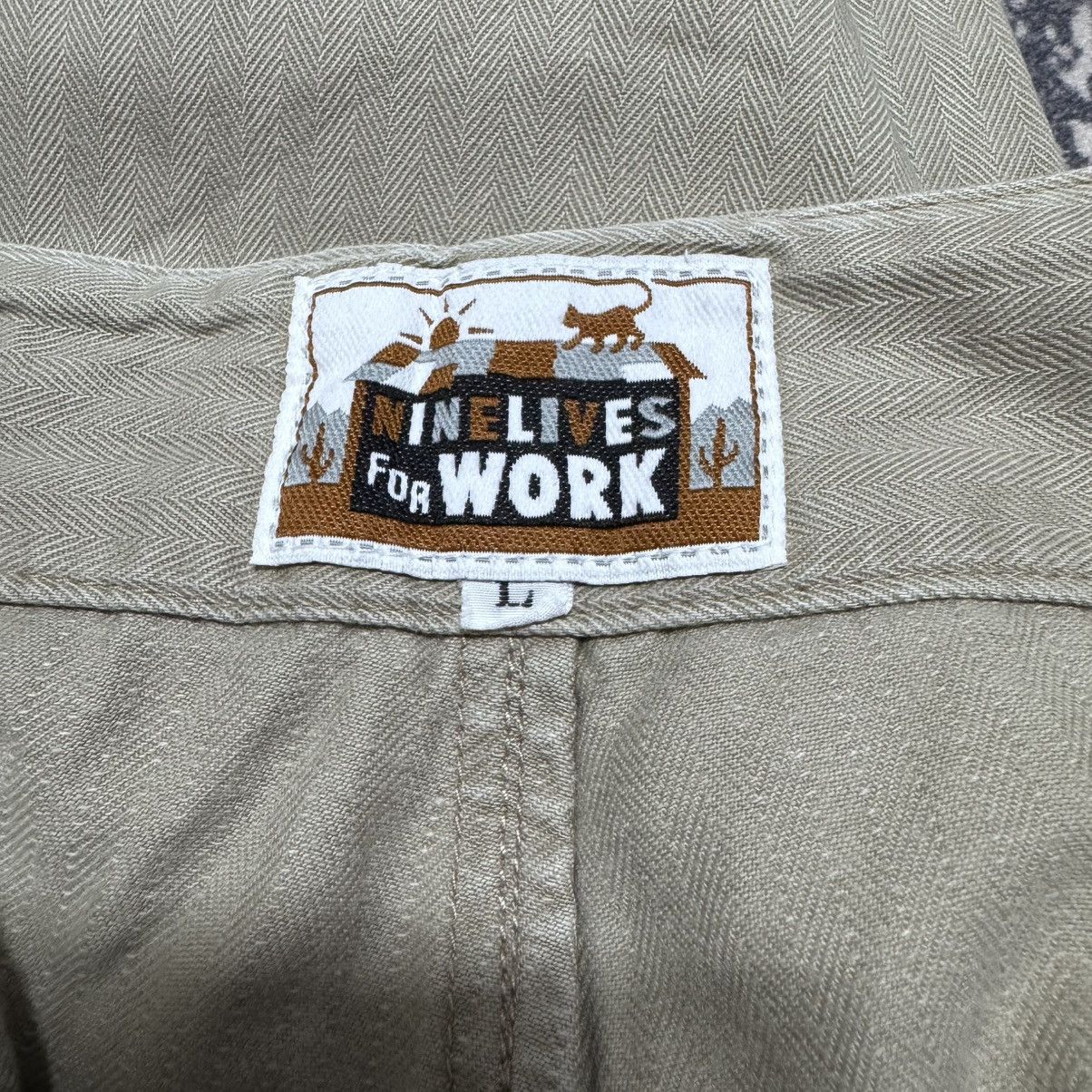 Nigel Cabourn NINELIVES Herringbone Military Monkey Pants Size US 32 / EU 48 - 19 Thumbnail