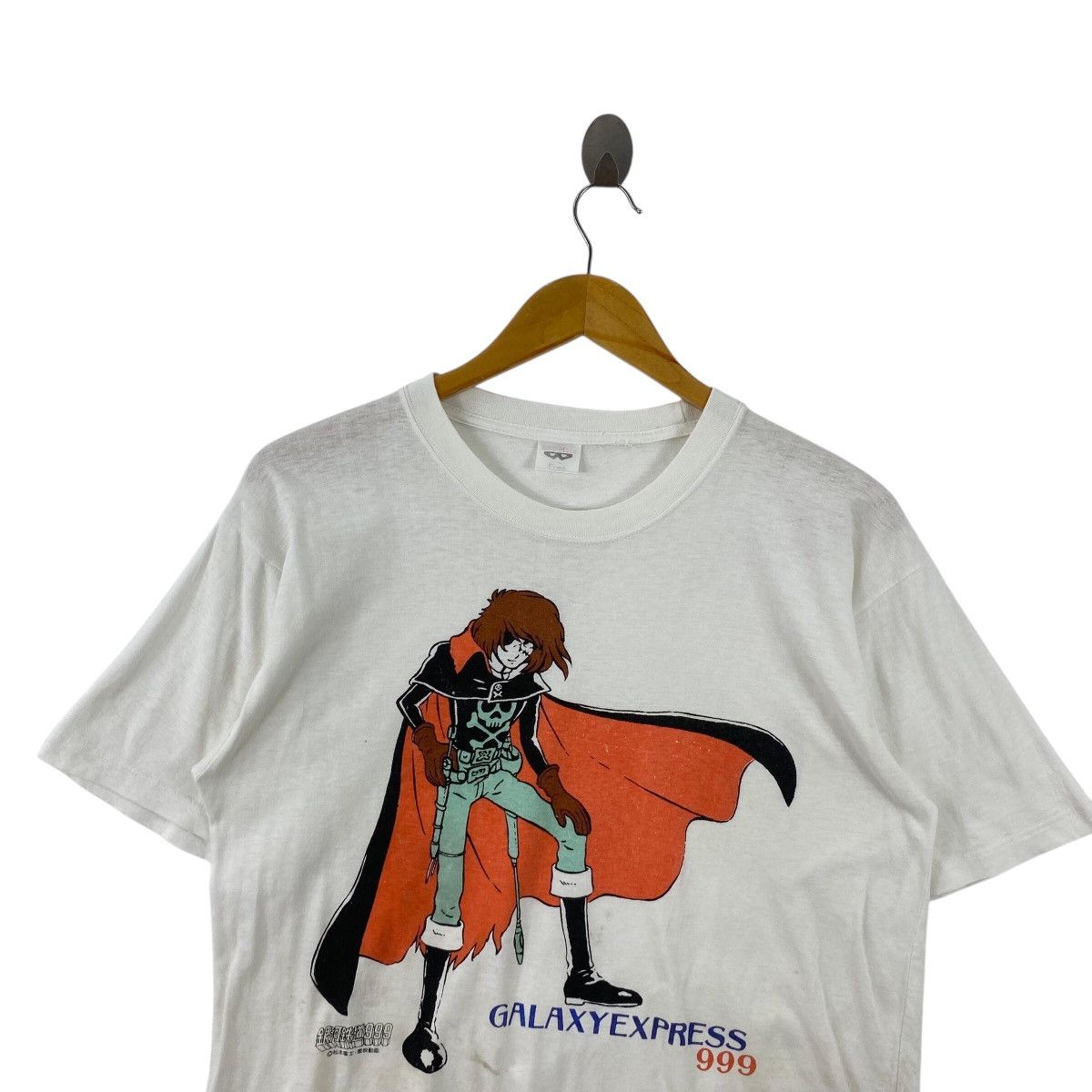 Anime × Japanese Brand × Vintage Pick!! Vtg 90's Distreesed Galaxy Express Top Tee Tshirt Size US M / EU 48-50 / 2 - 5 Thumbnail