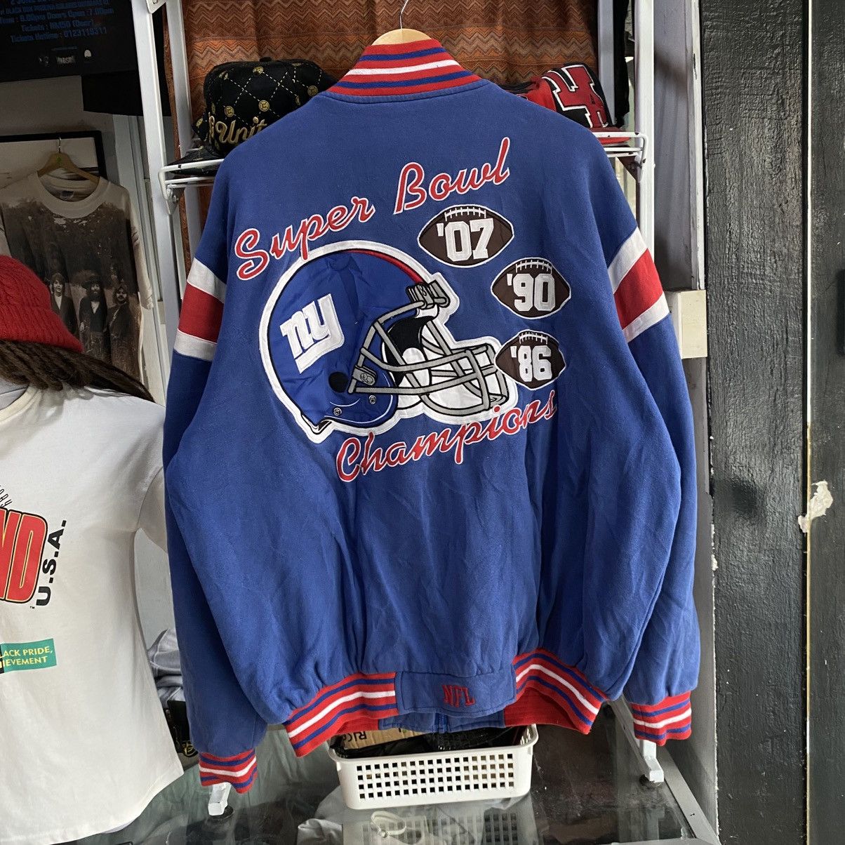 NFL New York Giants Super Bowl XLII Champions embroidered jacket Size US L / EU 52-54 / 3 - 1 Thumbnail