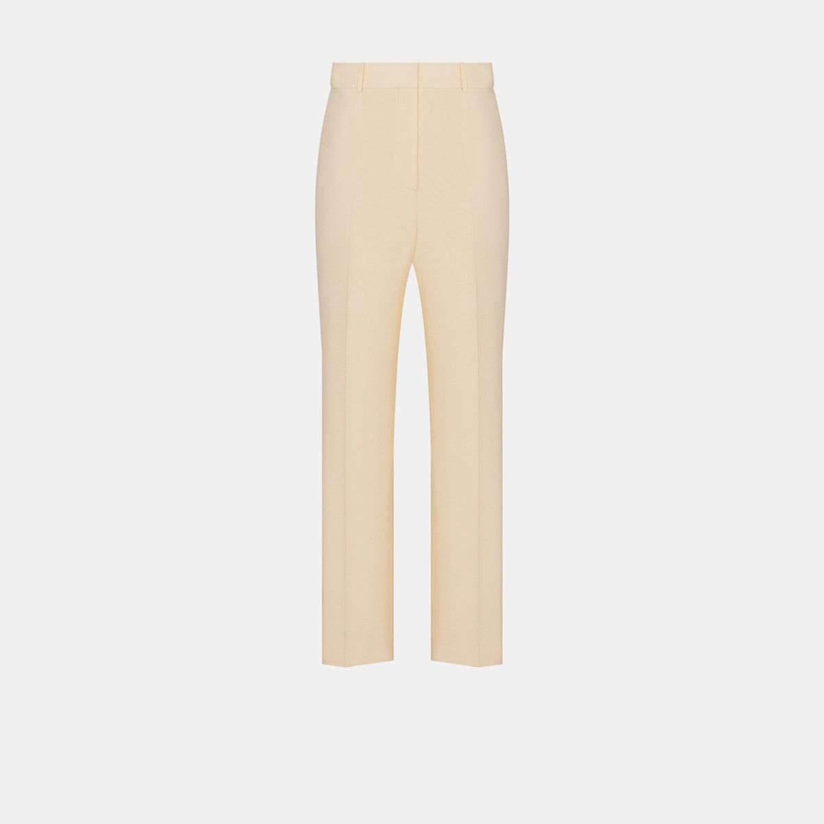Dior o1bcso1str0225 Straight Cut Pants in Ecru Size 30" / US 8 / IT 44 - 1 Thumbnail
