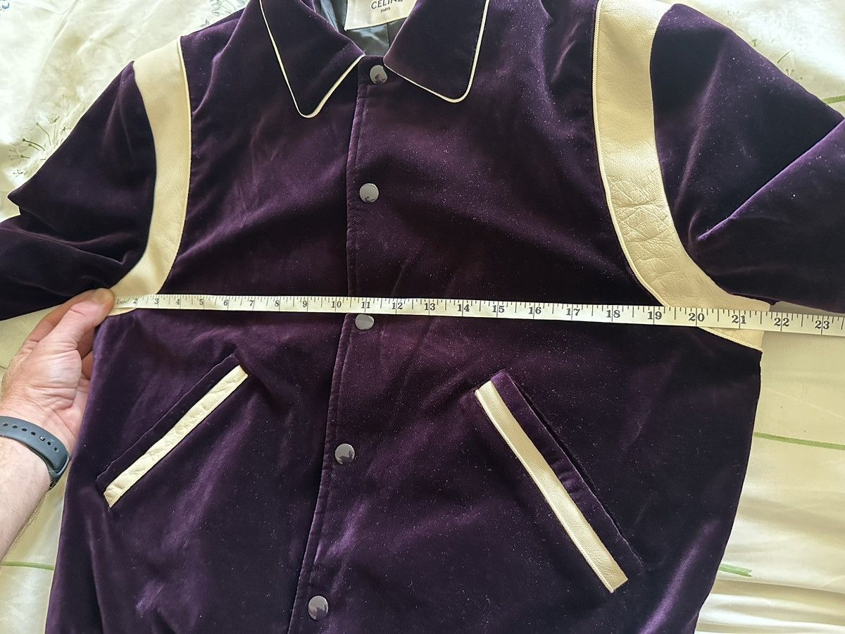 Celine Grail FW20 Celine purple velvet teddy jacket 46 Size US S / EU 44-46 / 1 - 6 Thumbnail