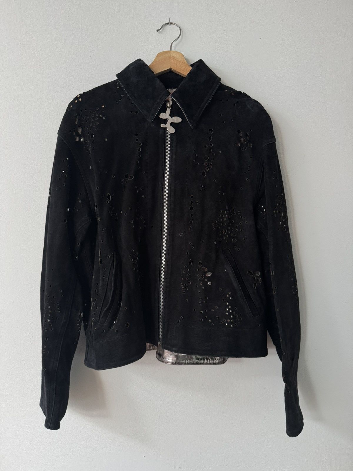 Japanese Brand RARE Masu Black Suede Western Jacket Size US M / EU 48-50 / 2 - 1 Thumbnail