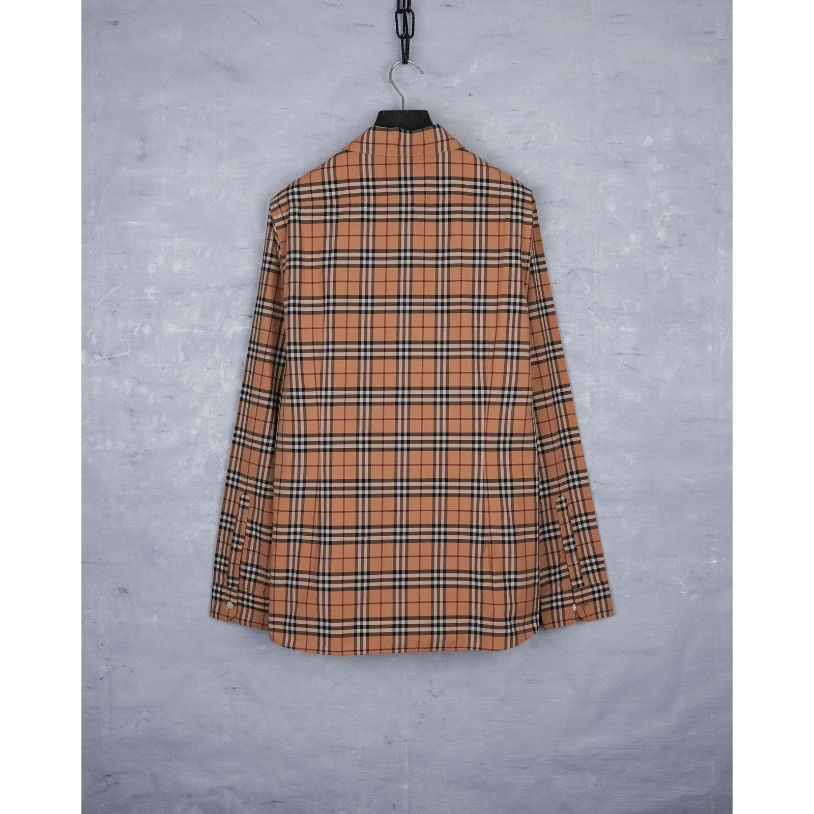 Burberry Rare burberry london brown nova check pattern cotton shirt Size XL / US 12-14 / IT 48-50 - 2 Thumbnail