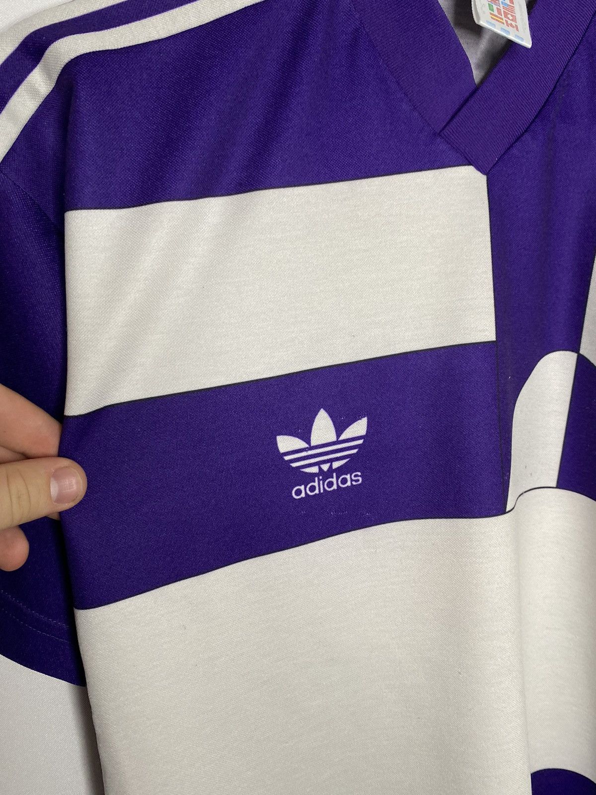 Other 🔥Vintage Adidas Originals T-Shirt Overprinted Short Sleeve 🔥 Size US XS / EU 42 / 0 - 4 Thumbnail