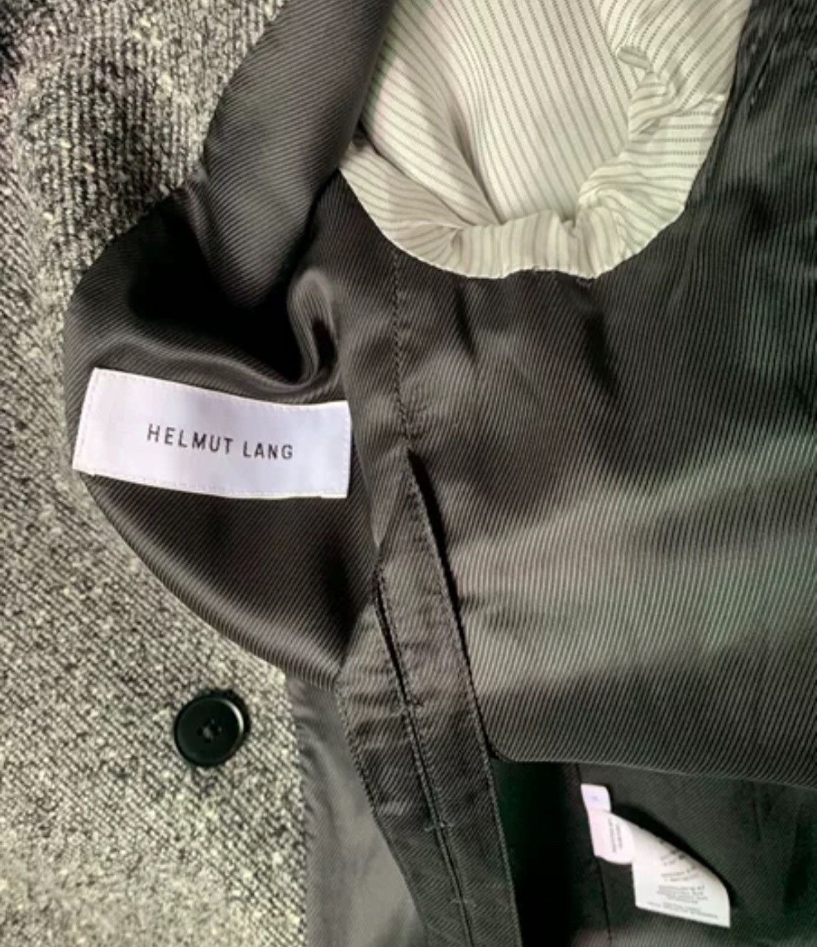Helmut Lang HELMUT LANG Heavy Industry Wool Damaged Coat Windcoat Size US S / EU 44-46 / 1 - 7 Thumbnail