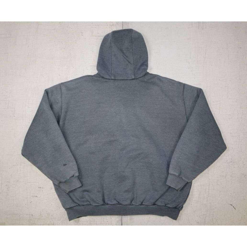 Carhartt Vtg Carhartt Thermal Lined Jacket Hoodie Charcoal Heather Size US XXL / EU 58 / 5 - 9 Thumbnail