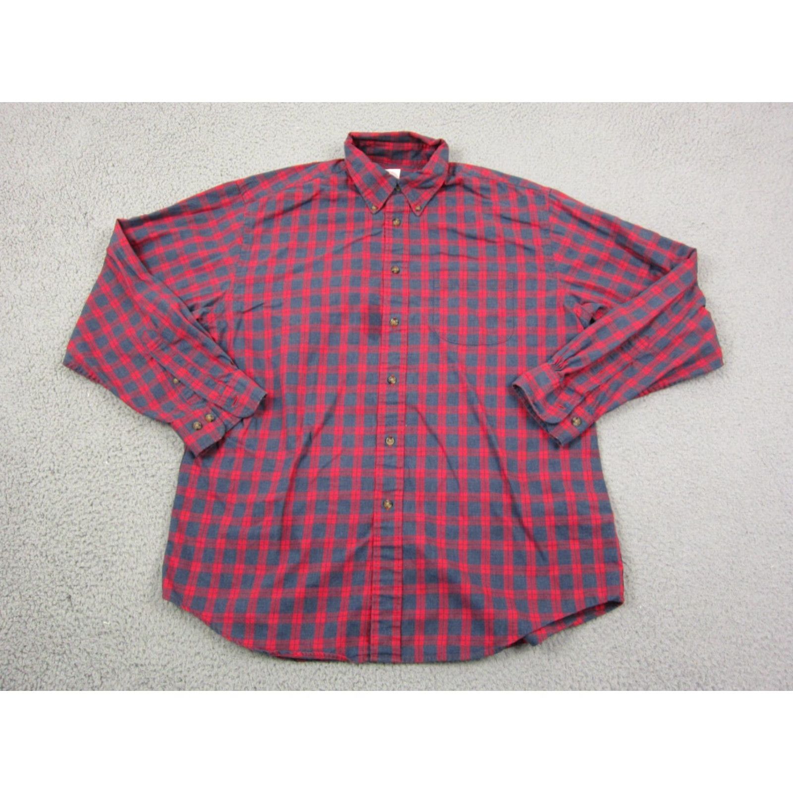 Brooks Brothers Brooks Brothers Shirt Mens Button-Down Plaid Madison Red Blue Long Sleeve L Cotton Regular Size US L / EU 52-54 / 3 - 2 Thumbnail