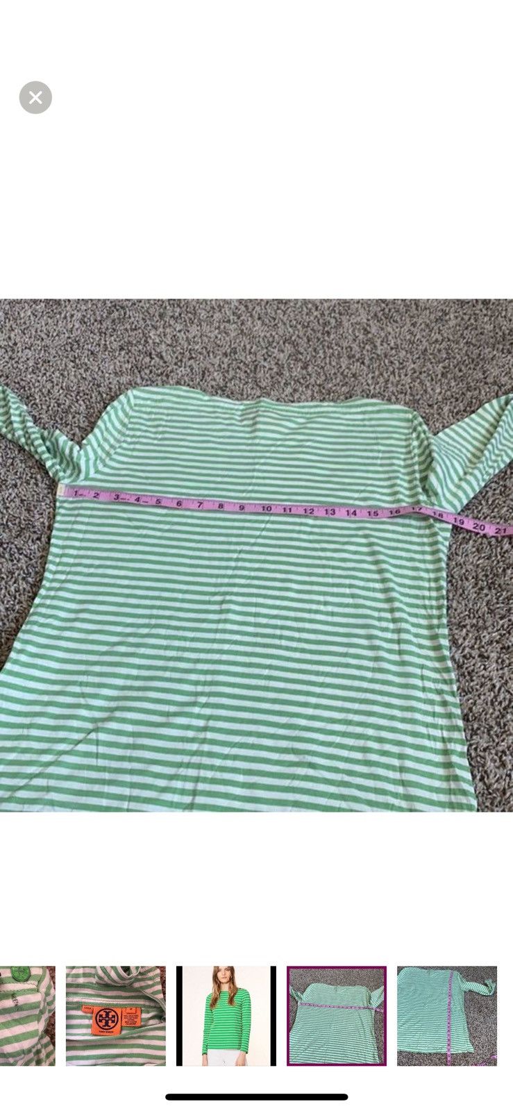 Tory Burch Tory Burch medium striped long sleeve tee Size M / US 6-8 / IT 42-44 - 3 Thumbnail