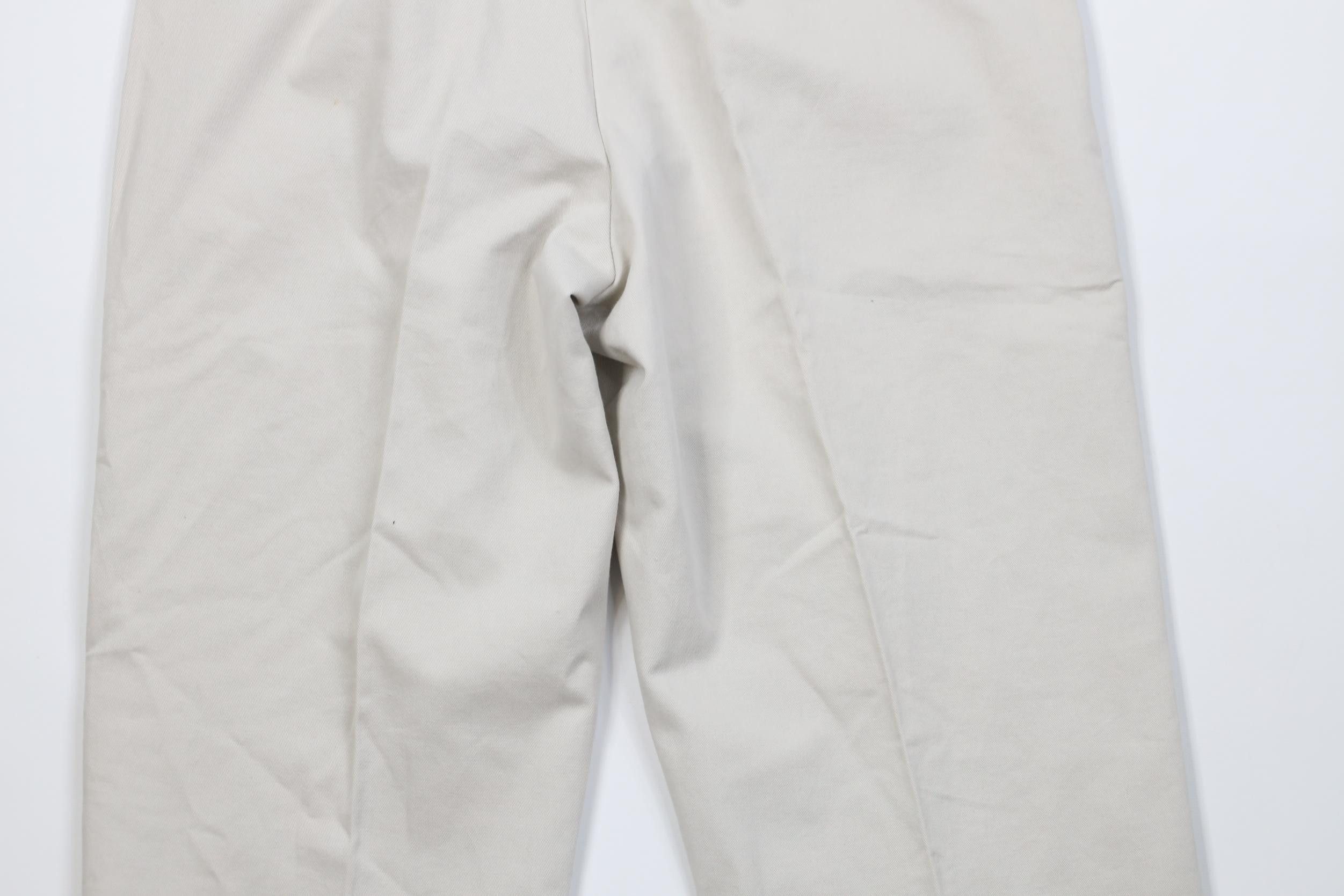 Polo Ralph Lauren Vintage 90s Ralph Lauren Martin Chino Pants Cotton Stone USA Size US 32 / EU 48 - 12 Thumbnail