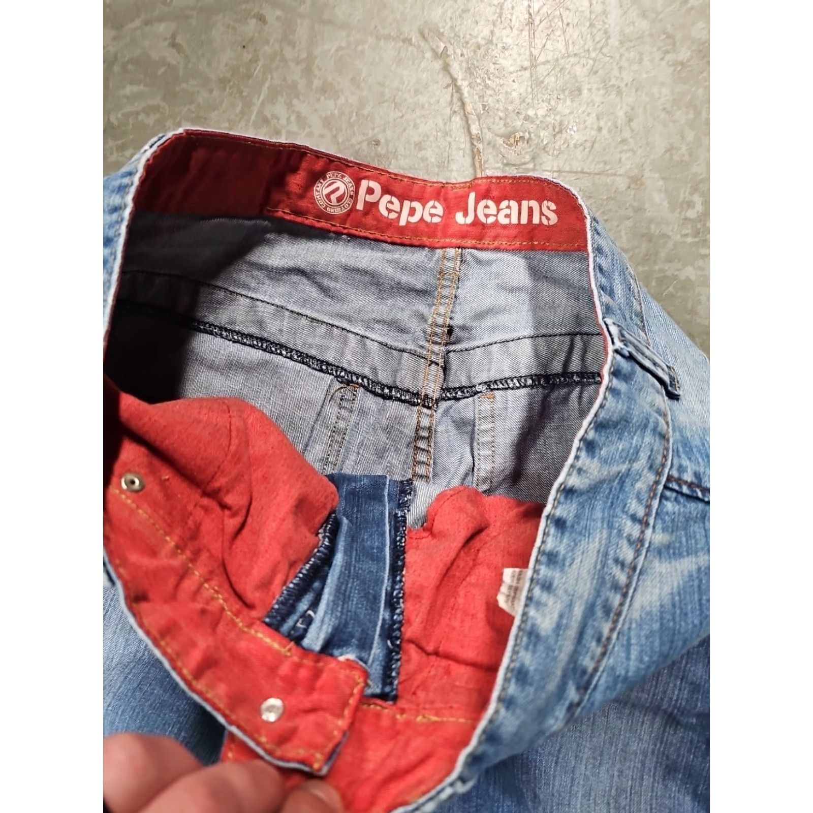 Vintage VINTAGE Pepe Jeans London Jeans Men's 36X33 Embroidered Hip Hop Y2K Wide-Leg Baggy Distressed Relaxed 90s Mens Size US 36 / EU 52 - 6 Thumbnail