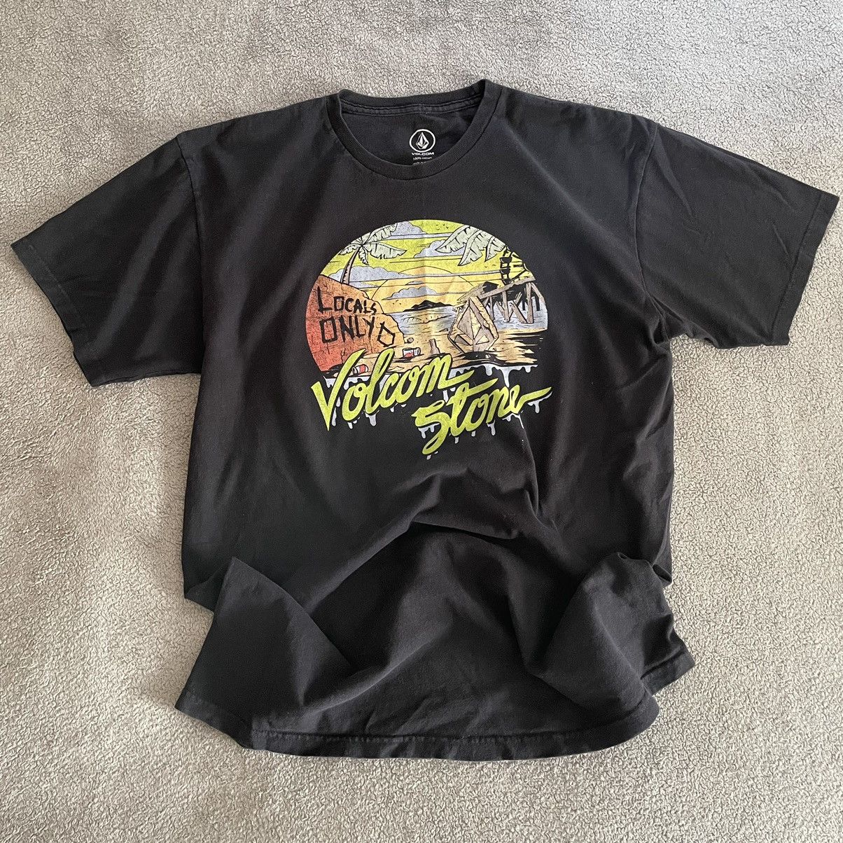 Volcom Black ‘Locals Only’ T-shirt Volcom Men’s Large Size US L / EU 52-54 / 3 - 6 Thumbnail
