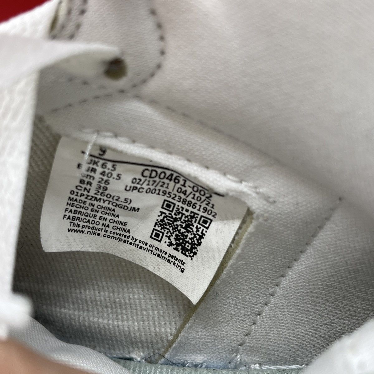 Jordan Brand Air Jordan 1 high seafoam Size US 9 / IT 39 - 8 Thumbnail