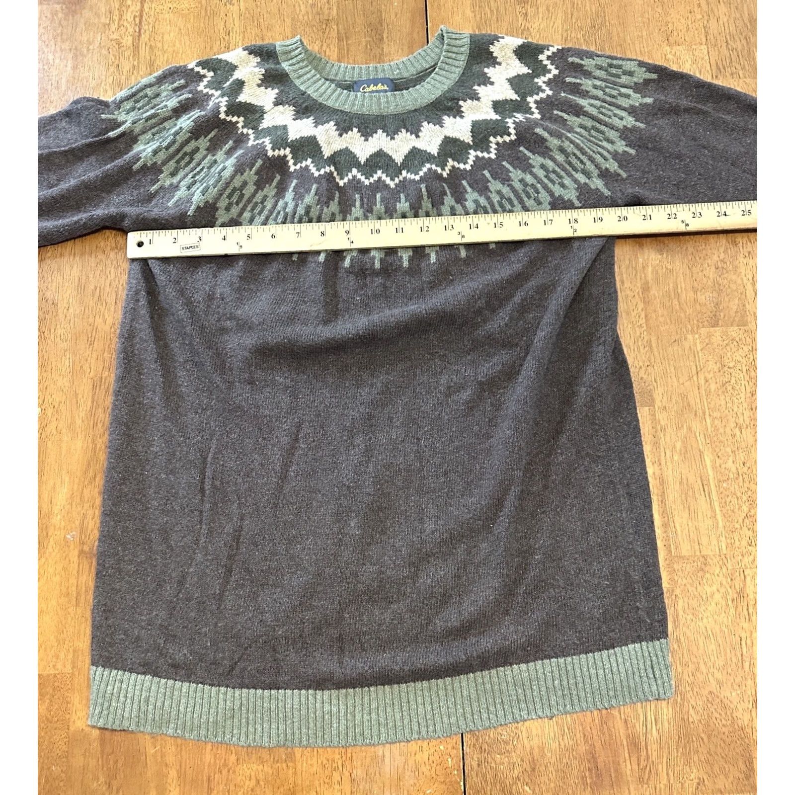 Vintage Cabela's Sweater Green Acrylic Cotton Large Men Size US L / EU 52-54 / 3 - 5 Thumbnail