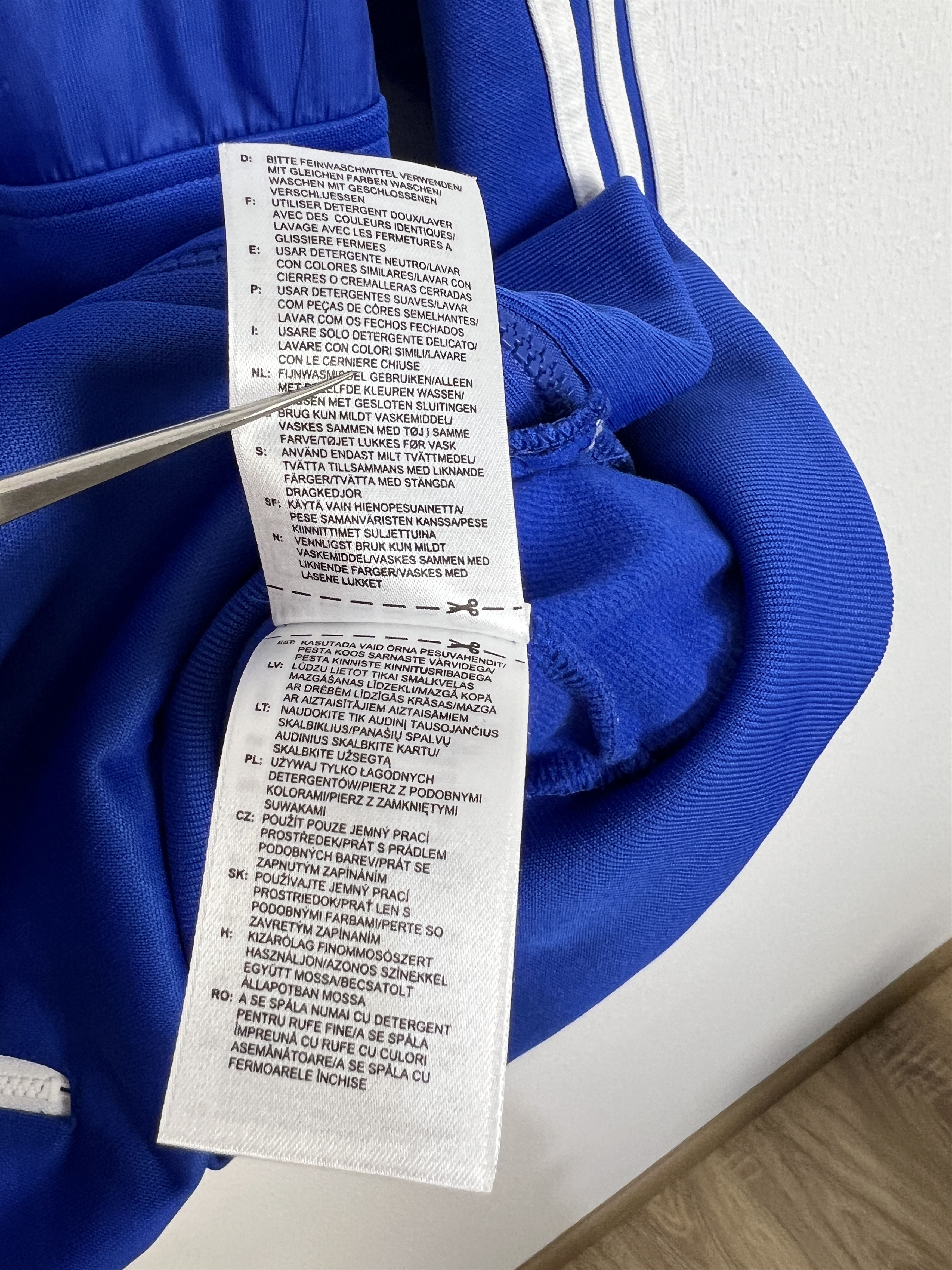 Adidas Adidas Chelsea Blue Football Jacket Zip Track Top Mens Rare Size US M / EU 48-50 / 2 - 10 Thumbnail