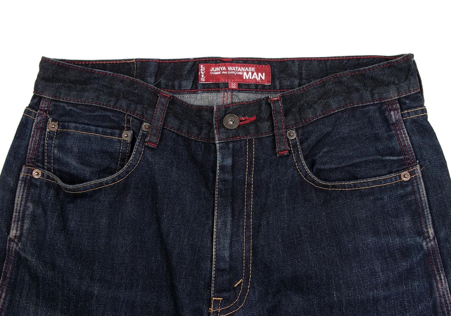 Junya Watanabe Reconstructed Denim Half Shorts in Indigo Blue Size US 30 / EU 46 - 4 Thumbnail
