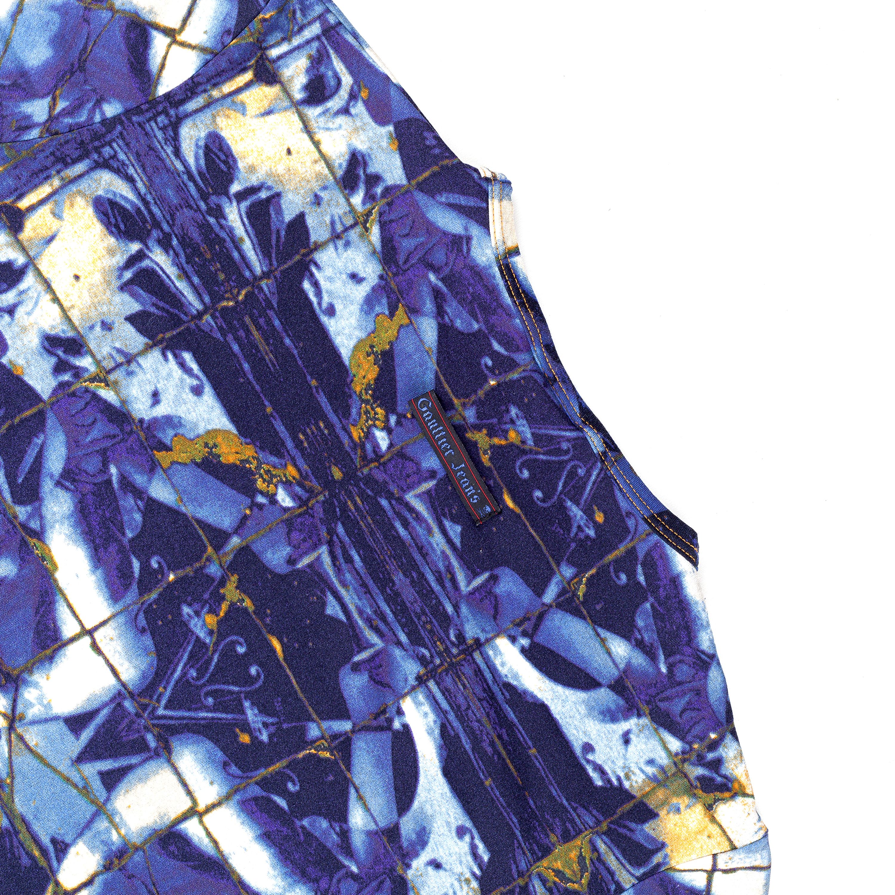 Jean Paul Gaultier Jean Paul Gaultier JPG Printed Tiles Vintage Top (S) Size S / US 4 / IT 40 - 2 Thumbnail