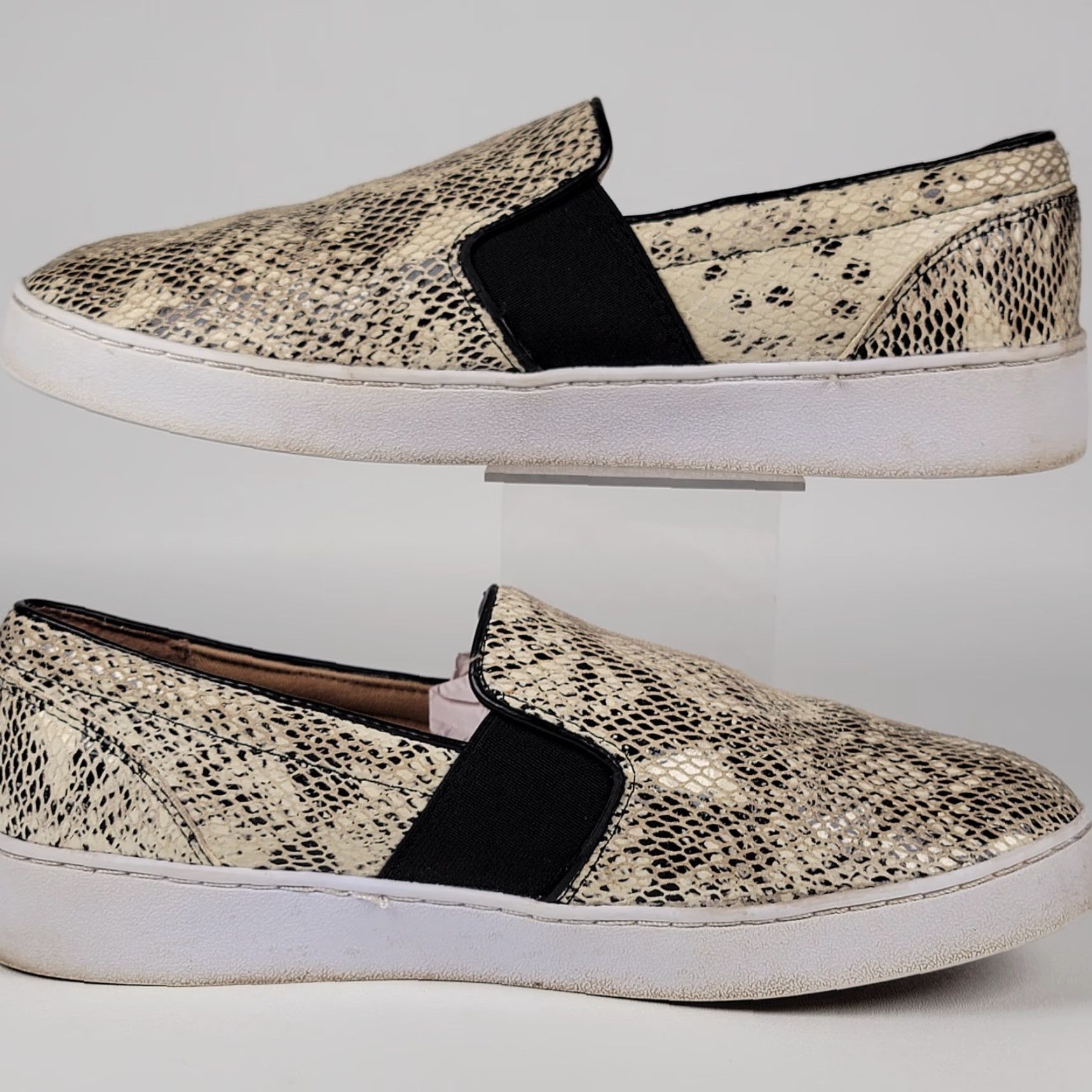 Vionic Vionic Demetra Women’s 8.5 Slip On Sneakers Snake Print Leather Comfort Casual Shoes Multicolor Animal Print Walking Shoes Womens Size US 9 / IT 39 - 4 Thumbnail
