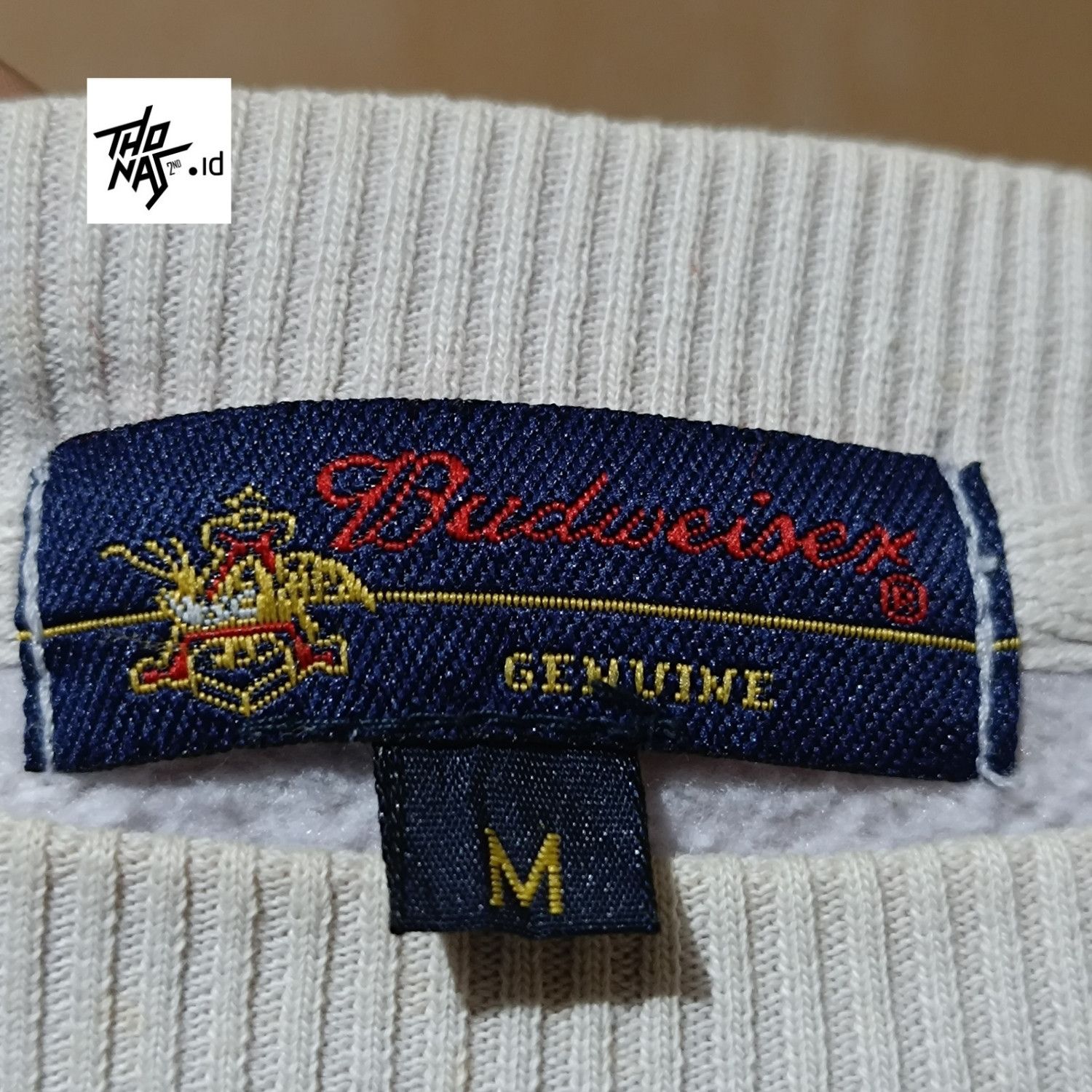 Budweiser Vintage Budweiser Patch embroidery Crewneck Size US M / EU 48-50 / 2 - 6 Thumbnail