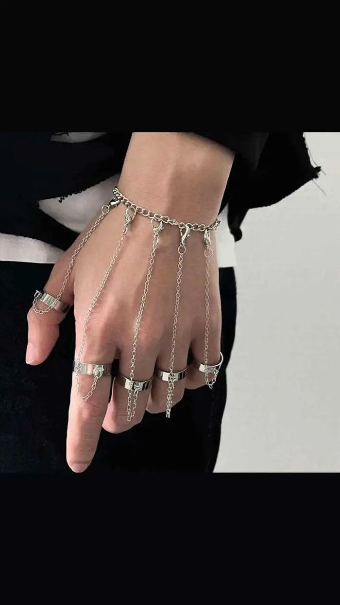Jewelry Bracelet Chain Rings Size ONE SIZE - 3 Thumbnail