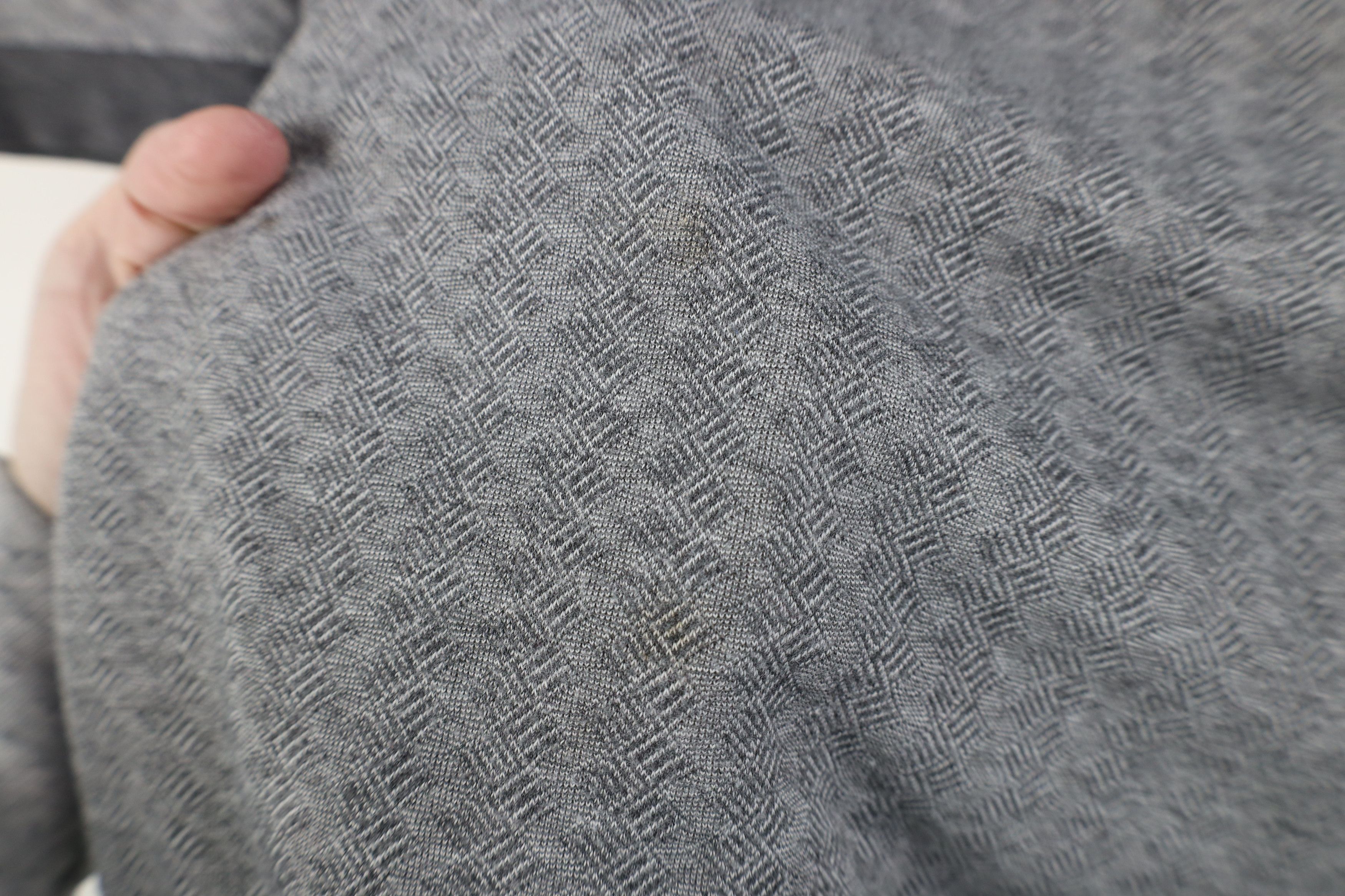 Vintage Vintage 90s Streetwear Geometric Pullover Polo Shirt Gray Size US L / EU 52-54 / 3 - 10 Thumbnail