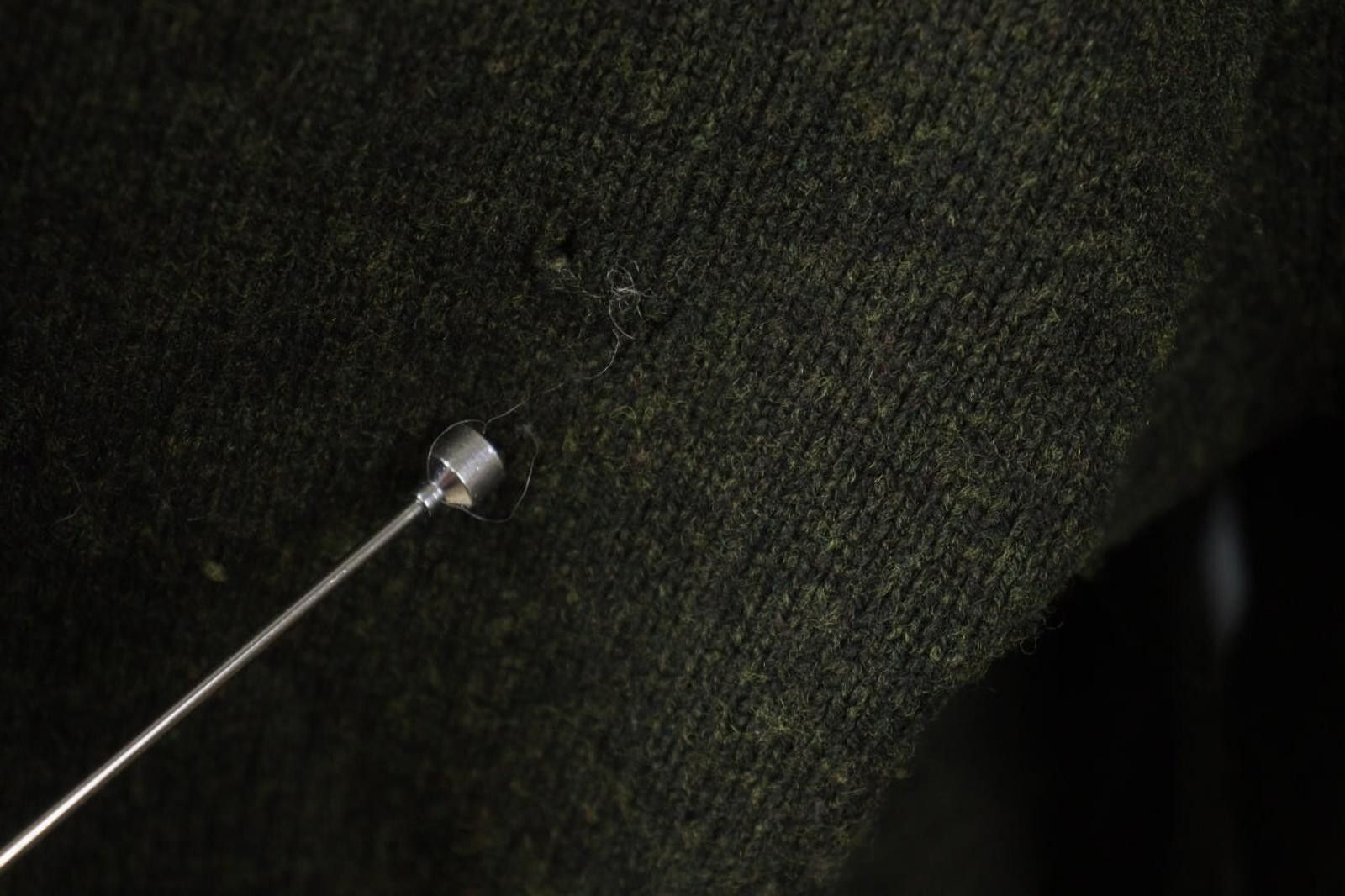 Fjallraven Fjällräven Green 100% Wool Knitted V-Neck Sweater Size 2XL Size US XXL / EU 58 / 5 - 8 Thumbnail