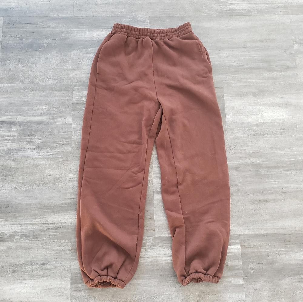 Shein Chocolate Oversized SHEIN Quoted Sweats Size 32" / US 10 / IT 46 - 1 Thumbnail