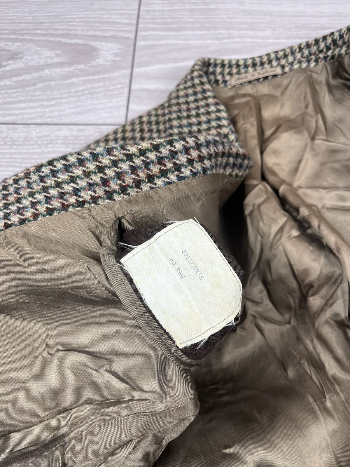 Harris Tweed Harris Tweed England Vintage 100% Wool Blazer Jacket Size 40R - 12 Thumbnail