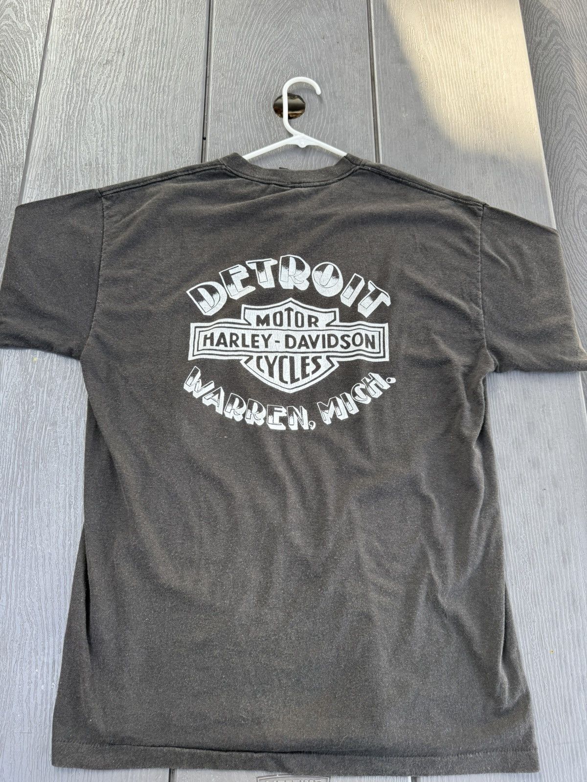 Harley Davidson 1990 Harley Davidson 3D Emblem Vintage Size US XL / EU 56 / 4 - 6 Thumbnail