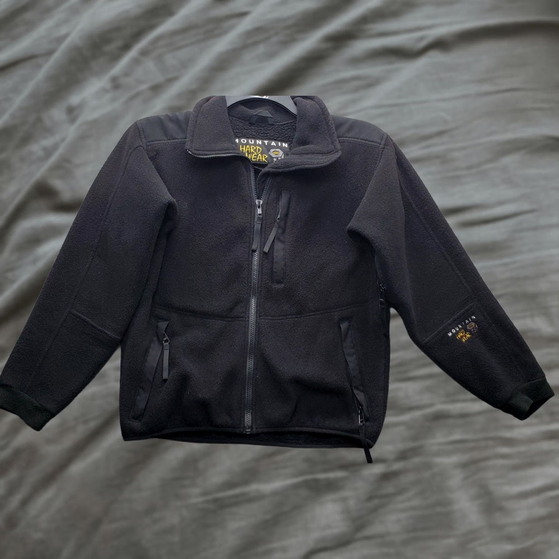 Mountain Hardwear Mountain Hardwear Fleece Jacket Womens Size 6 Black Long Sleeve Mock Neck USA Made Jacket Size M / US 6-8 / IT 42-44 - 1 Thumbnail