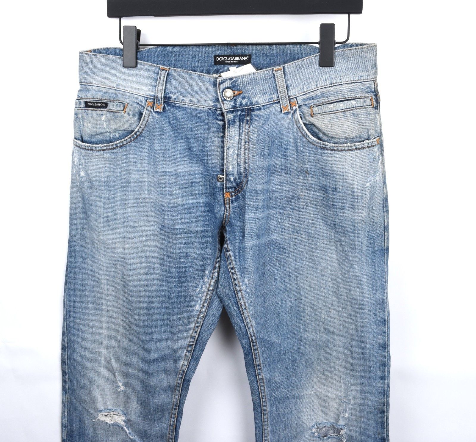 Dolce & Gabbana Dolce Gabbana Men Jeans Distressed Size IT50/L, S1986 Size US 34 / EU 50 - 3 Thumbnail