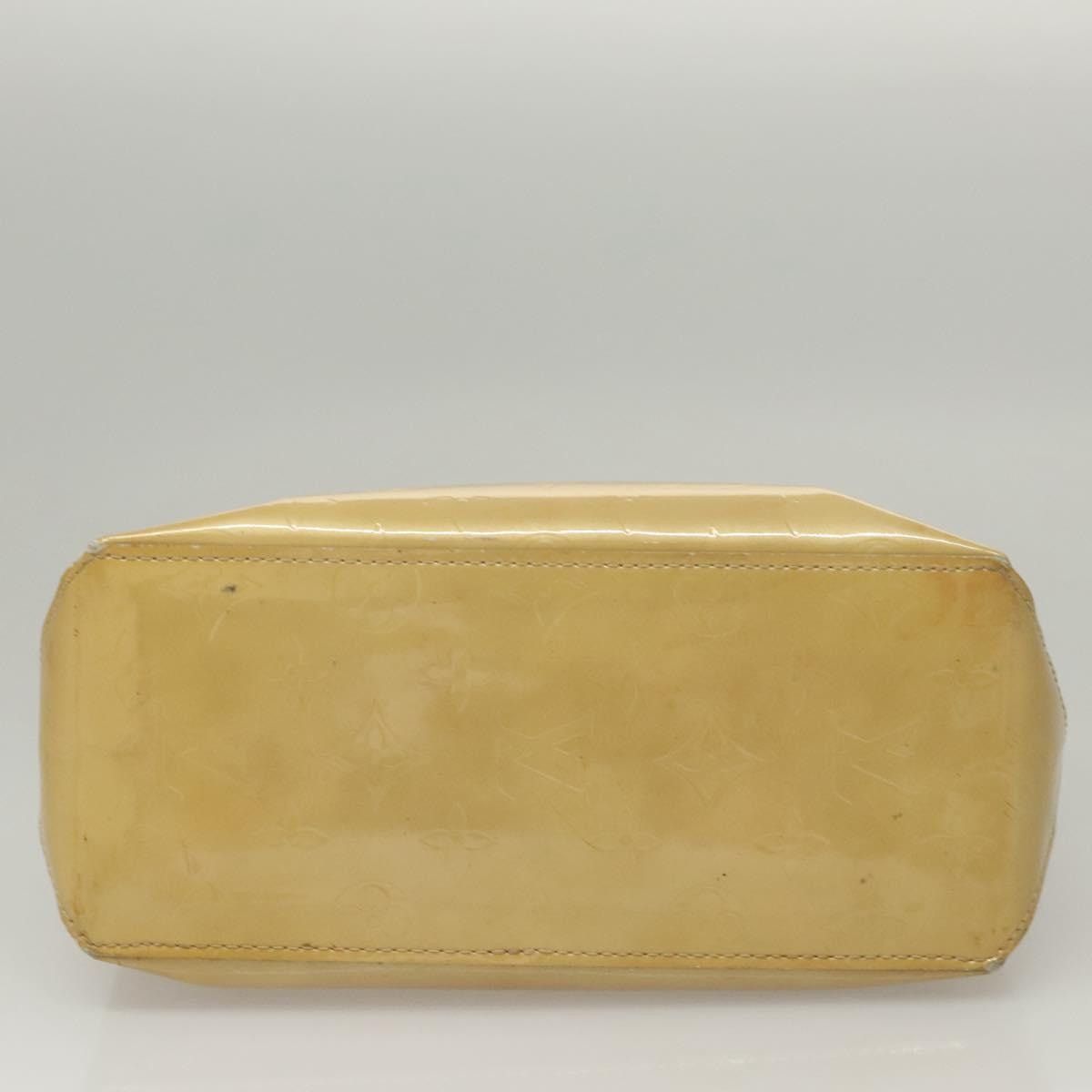 Louis Vuitton LOUIS VUITTON Monogram Vernis Reade PM Hand Bag Beige M91334 Size ONE SIZE - 5 Thumbnail