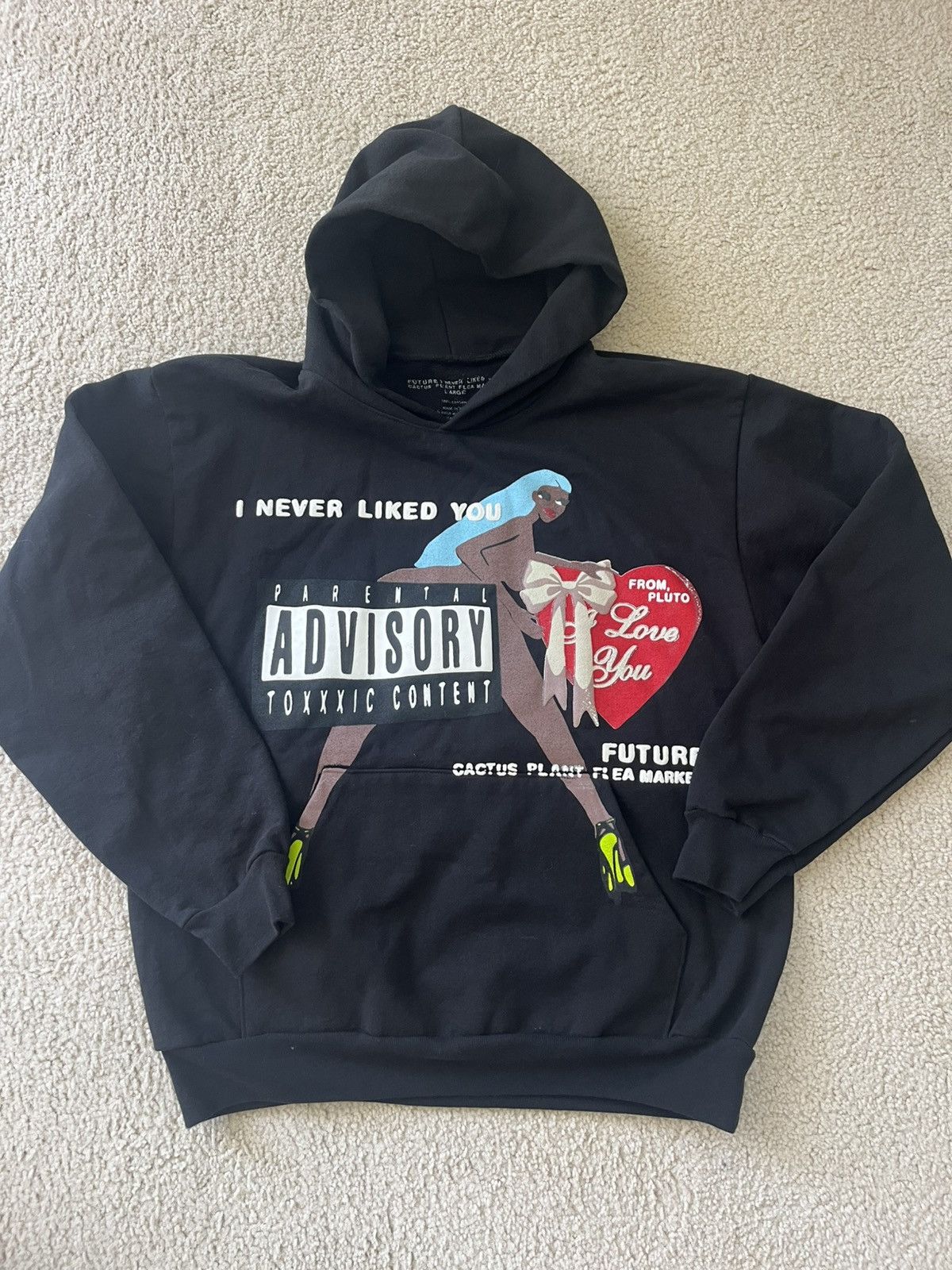 Cactus Plant Flea Market × Future Cactus Plant Flea Market x Future I Never Liked You Hoodie Size US L / EU 52-54 / 3 - 1 Thumbnail