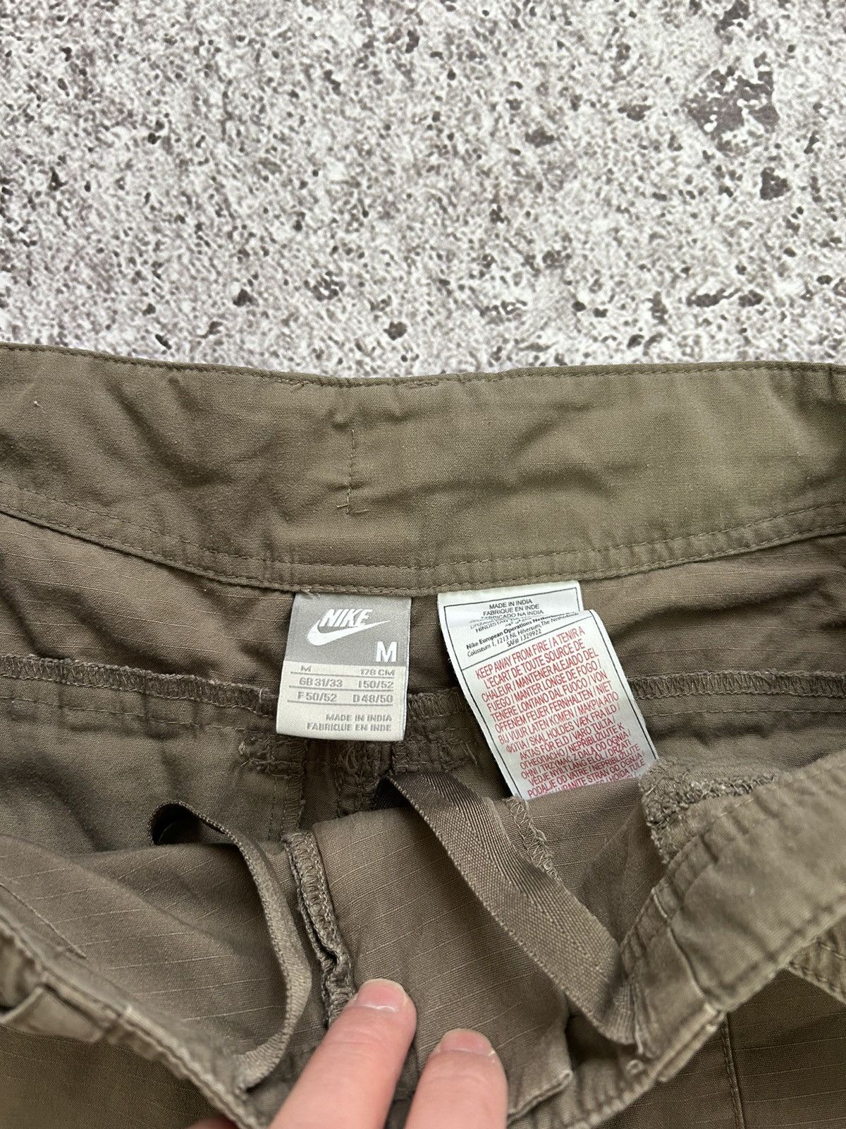 Nike × Vintage Vintage Nike military multi pocket cargo shorts cw21 size M Size US 32 / EU 48 - 9 Thumbnail
