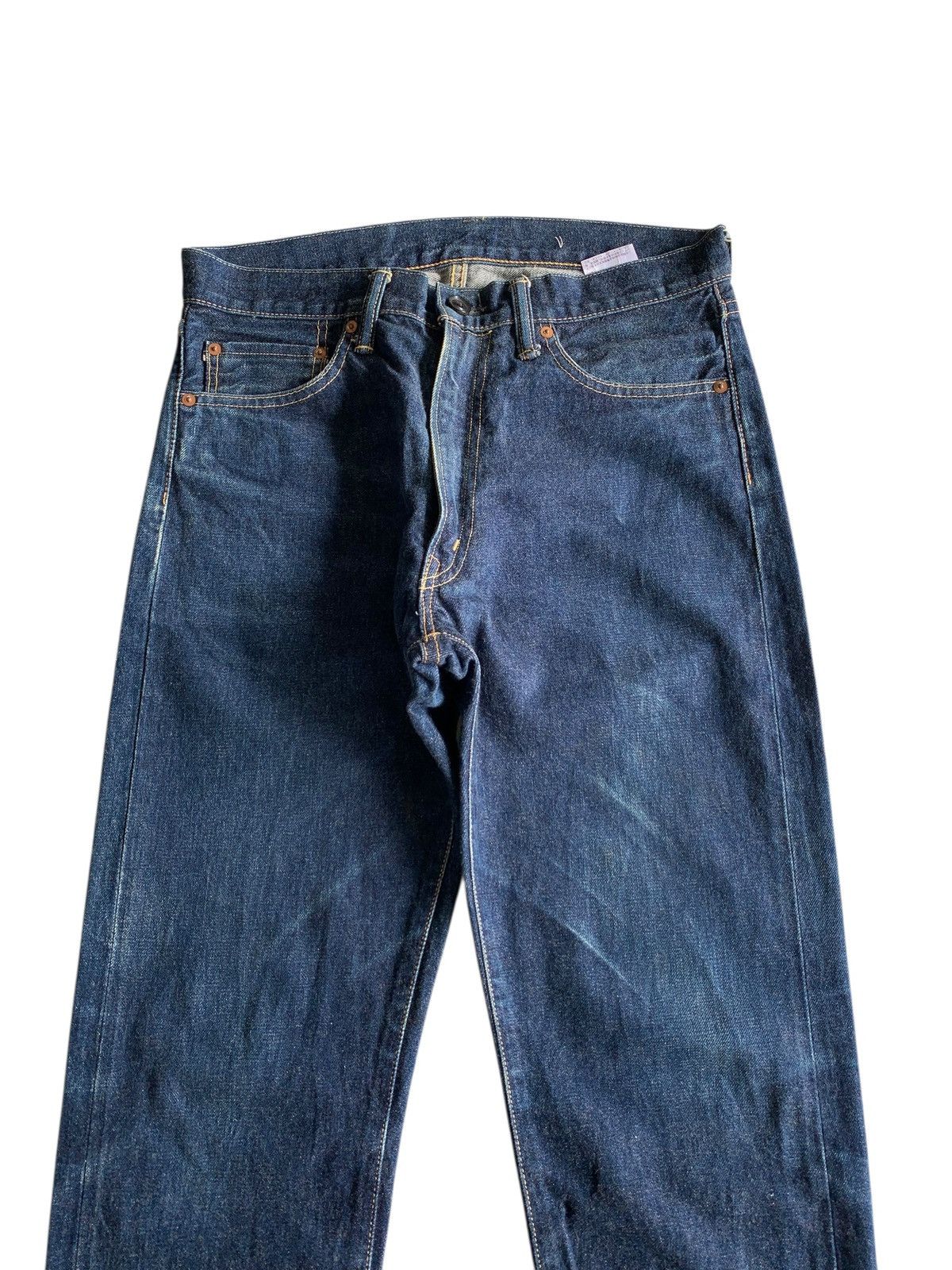 Japanese Brand VINTAGE JAPANESE UNBRAND SELVEDGE RAW DENIM Size US 32 / EU 48 - 6 Thumbnail