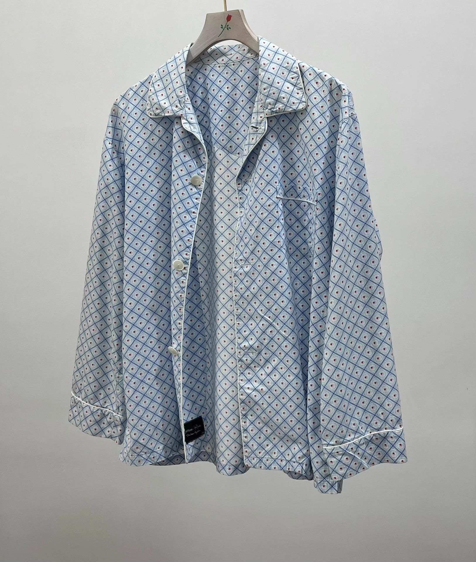Number (N)ine Number (N)ine 03AW pajama shirt Size US M / EU 48-50 / 2 - 3 Thumbnail
