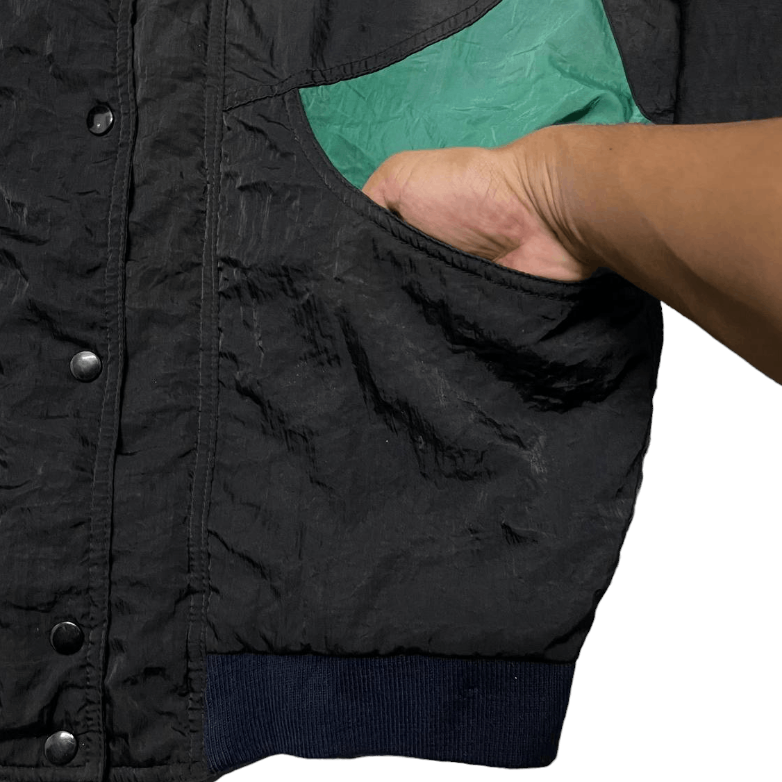 Industrie Vintage Industry Motorcyclist Balloon Sleeve Bomber Jacket Size US L / EU 52-54 / 3 - 6 Thumbnail