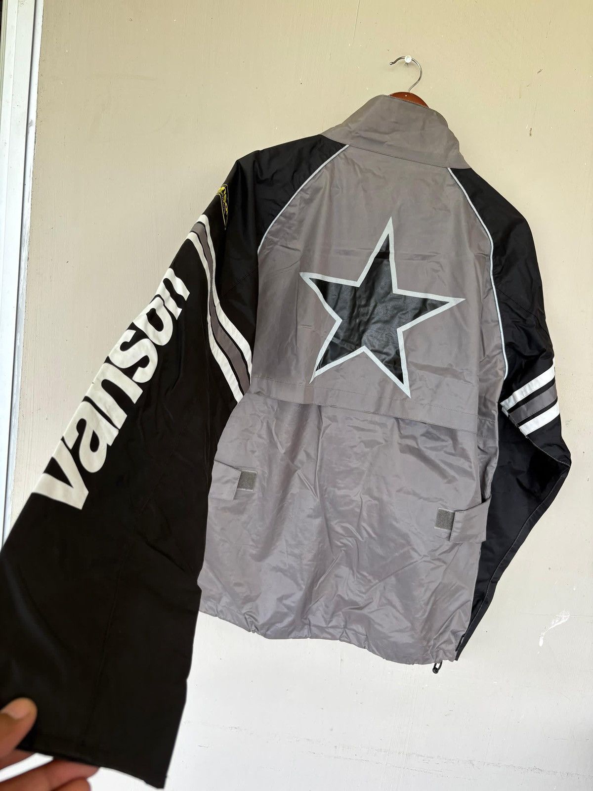 Vanson Leathers VTG Vanson Leather Waterproff Rain Jacket Moto Racer 1 Star Size US L / EU 52-54 / 3 - 7 Thumbnail