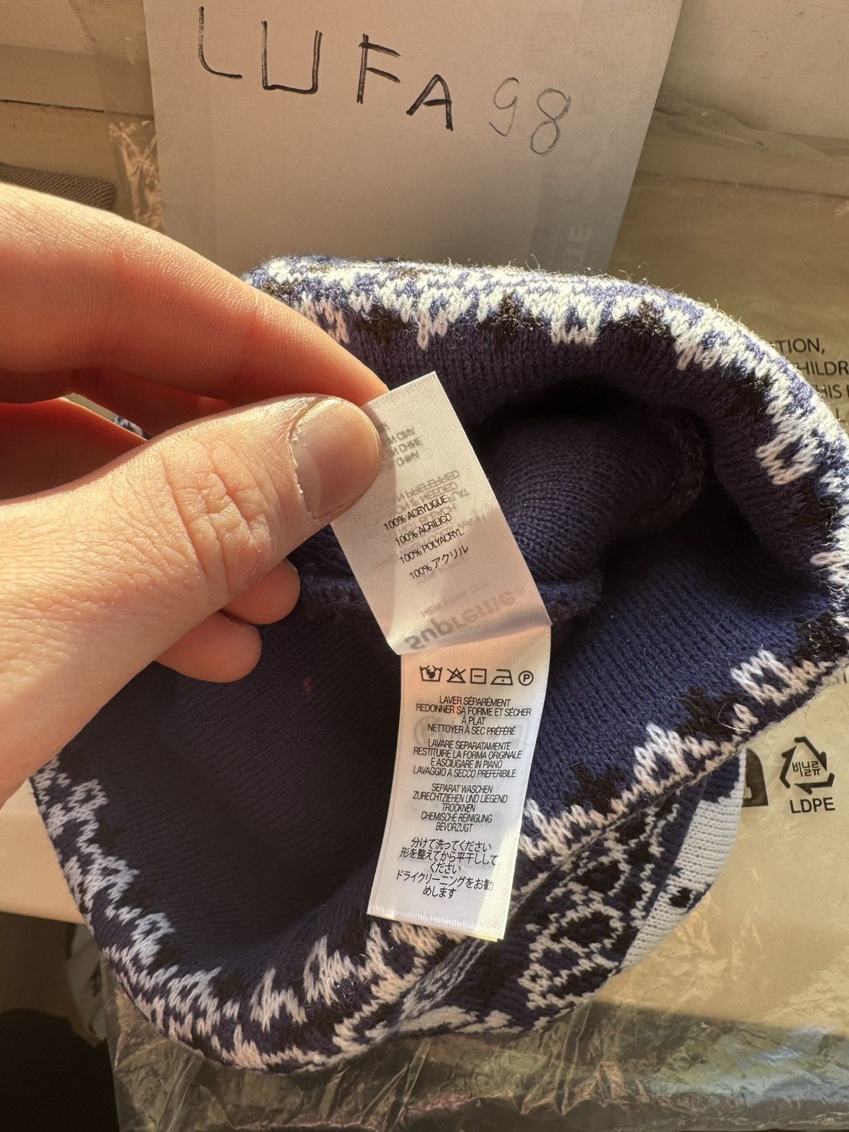 Supreme Supreme bandana beanie big logo Size ONE SIZE - 6 Thumbnail