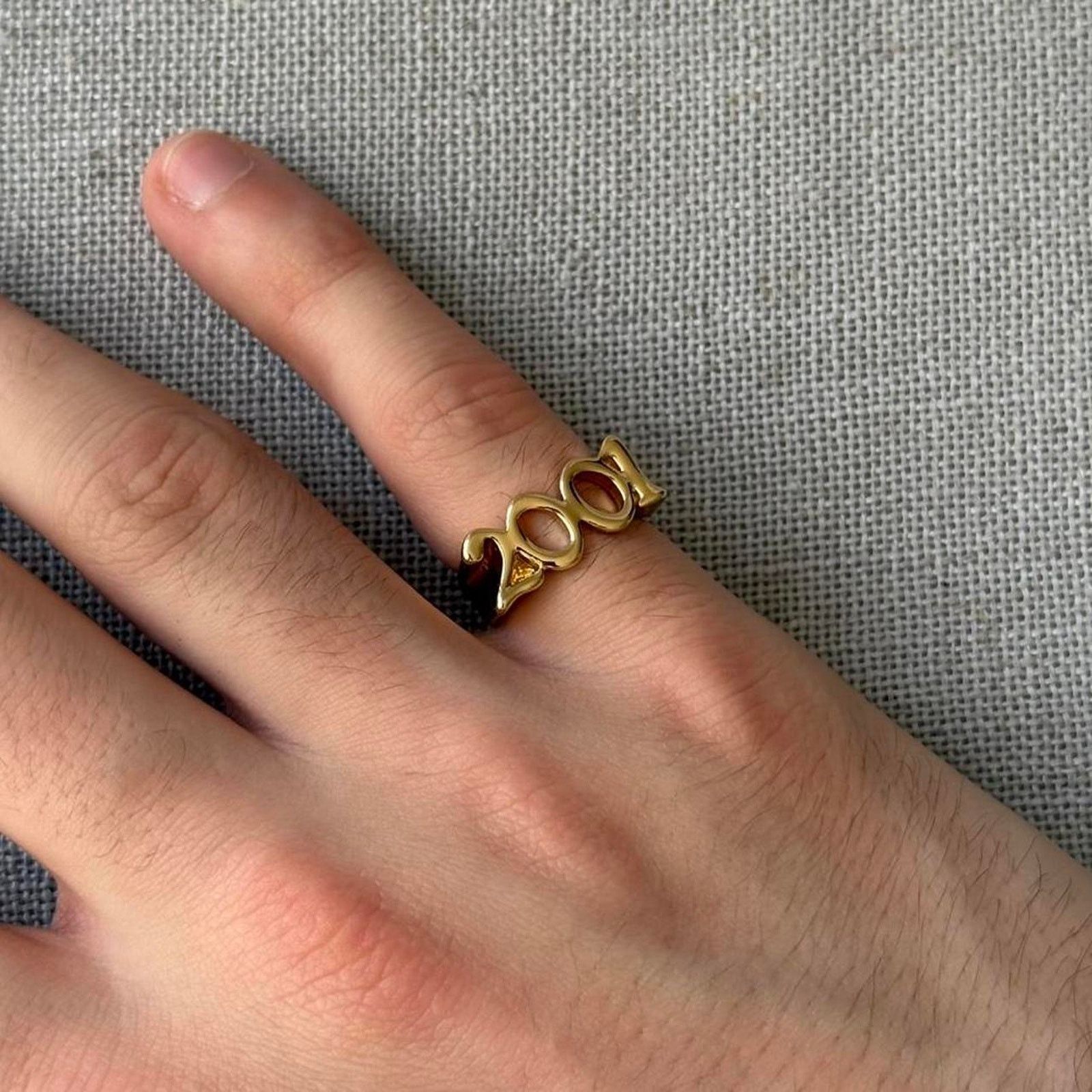 Other 2001 birth year gold Size ONE SIZE - 2 Thumbnail