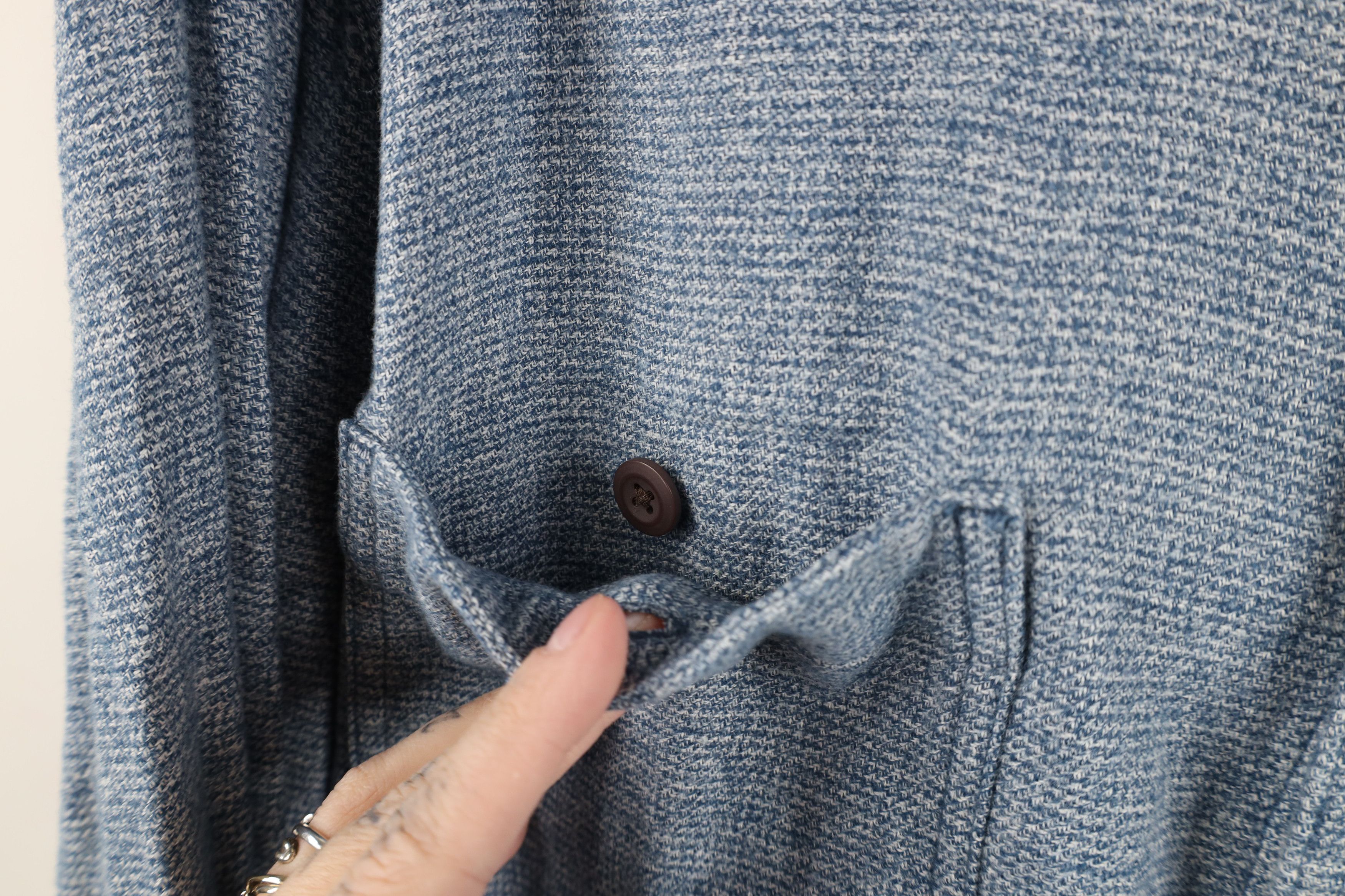Duluth Trading Company Duluth Trading Co Chambray Collared Button Down Shirt Size US XL / EU 56 / 4 - 6 Thumbnail
