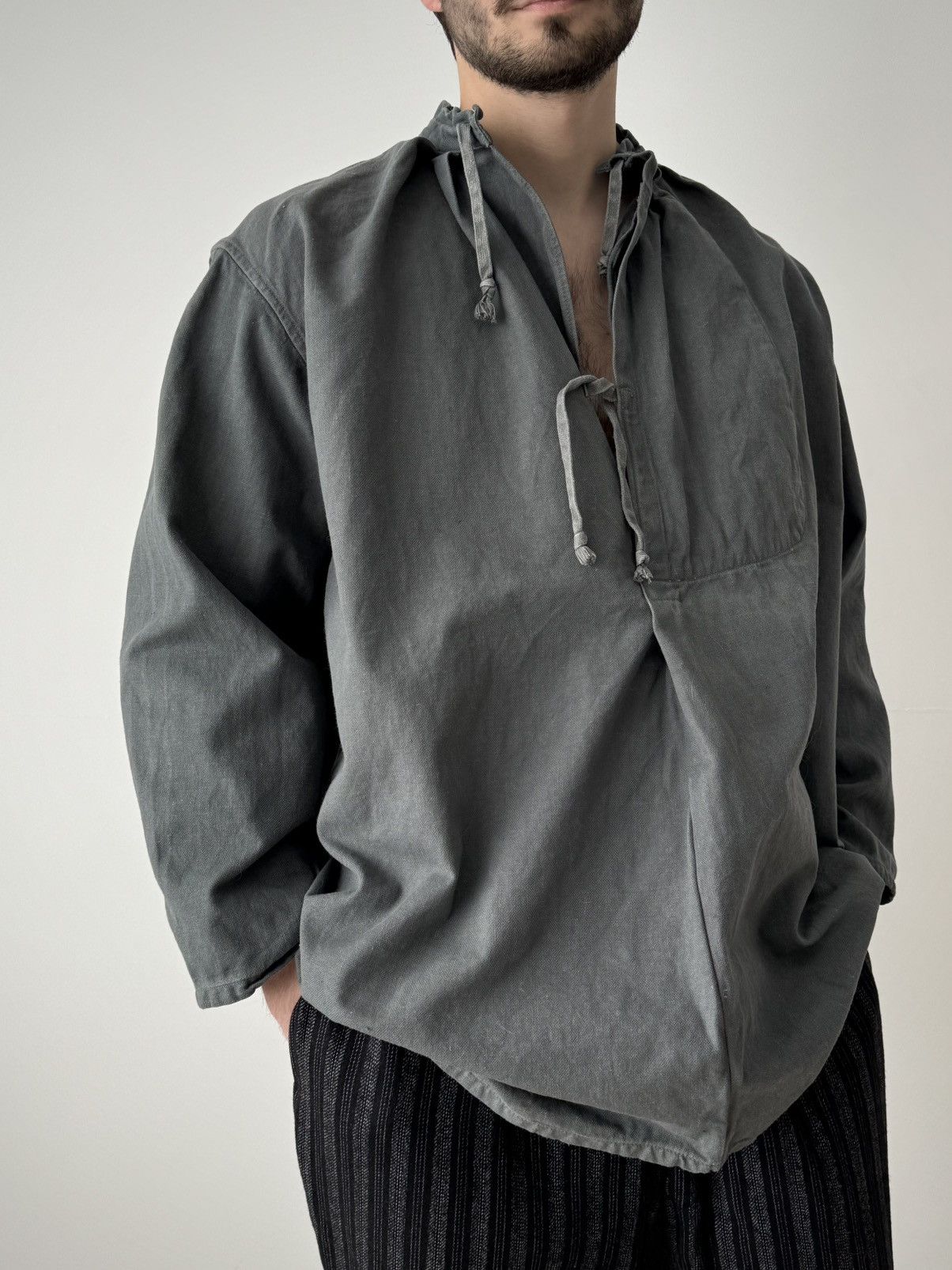 ジャケット・アウター 1940s SWISS ARMY MOUNTAIN SMOCK 1940s Vintage Swiss Army Mountain Smock Work Jacket