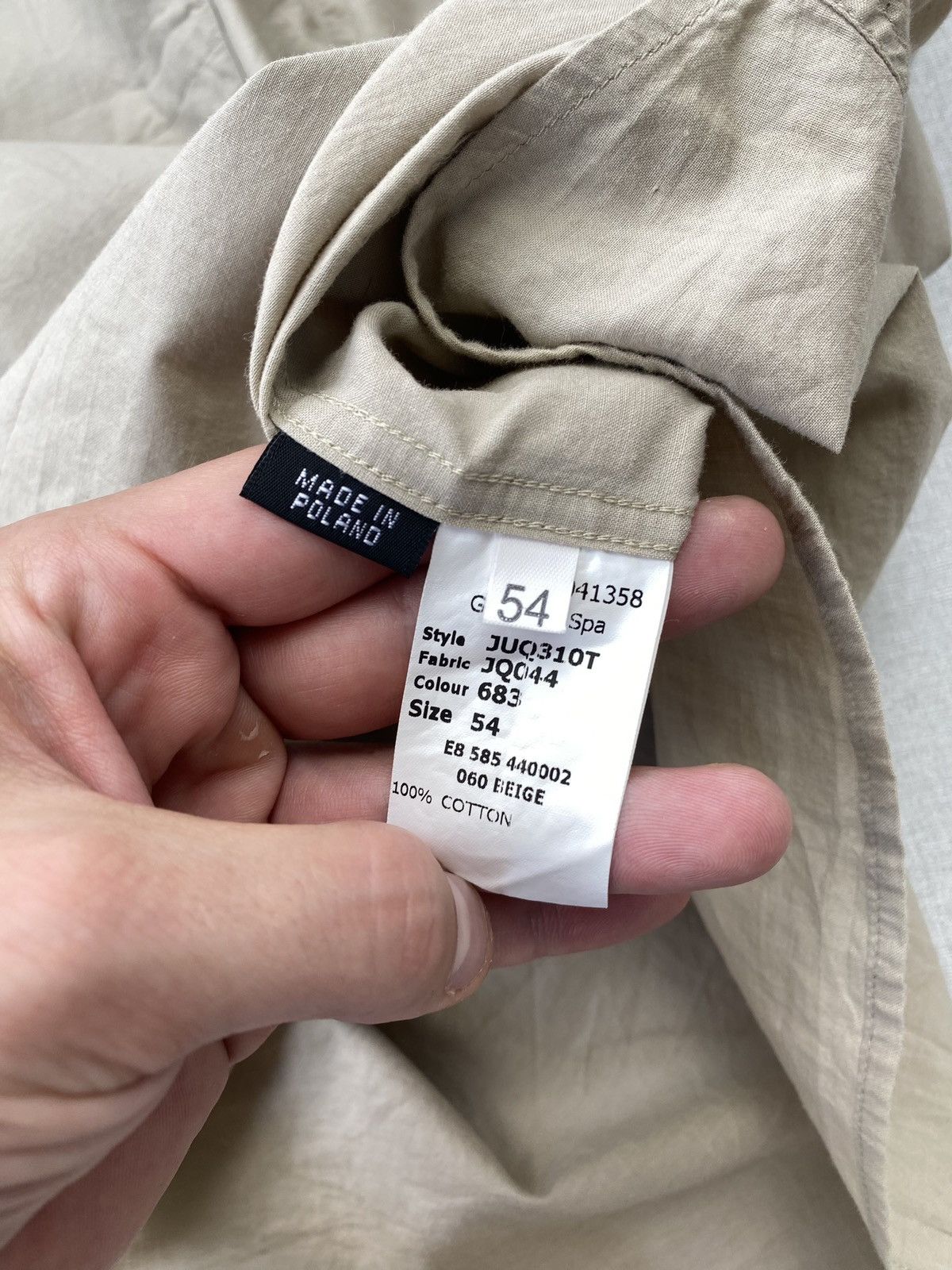 JOSEPH HOMME Men’s Joseph Homme Short Sleeve Shirt size 42 16 1/2 Size US L / EU 52-54 / 3 - 5 Thumbnail