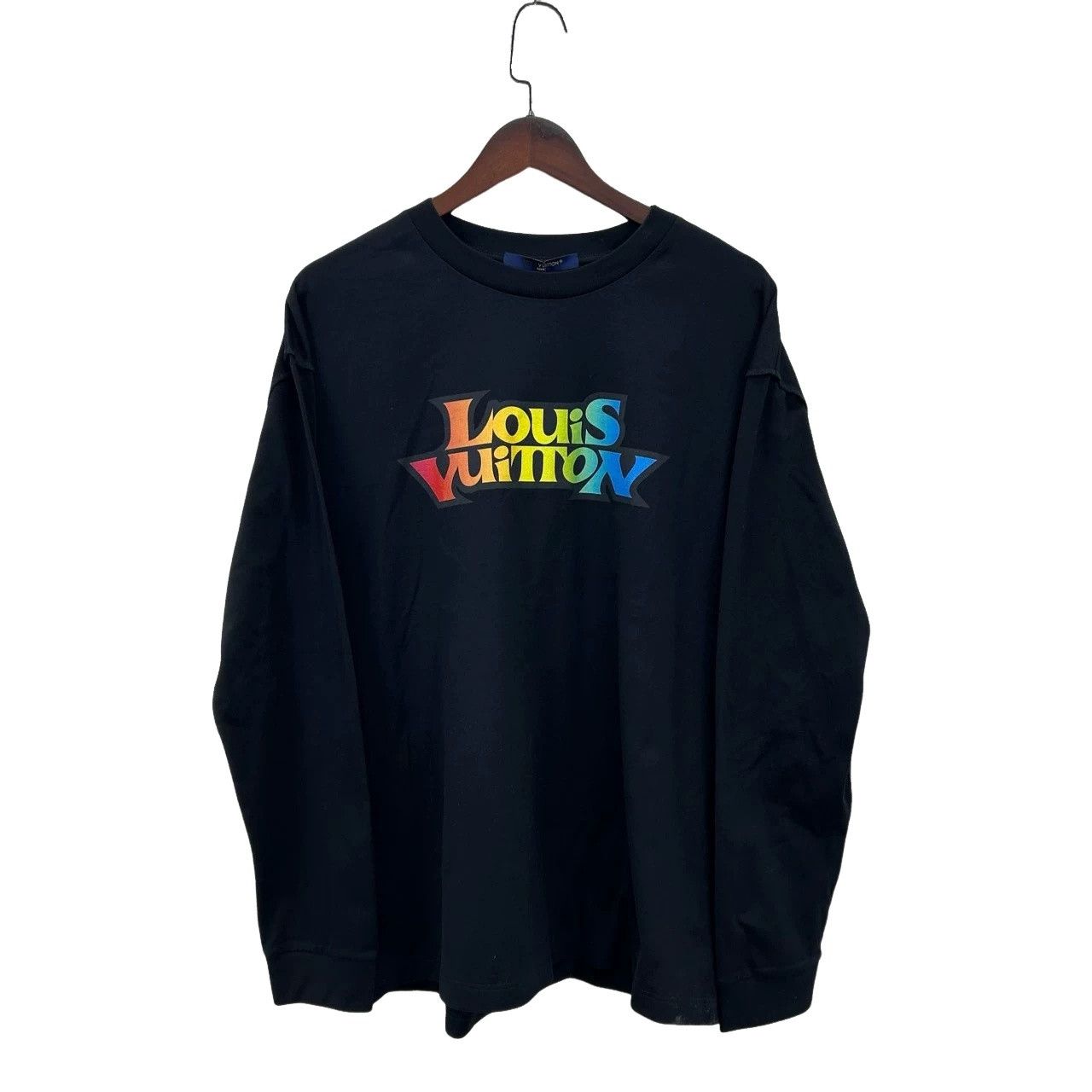 Louis Vuitton Louis Vuitton Rainbow Logo Long Sleeve T-Shirt L Size US L / EU 52-54 / 3 - 1 Thumbnail