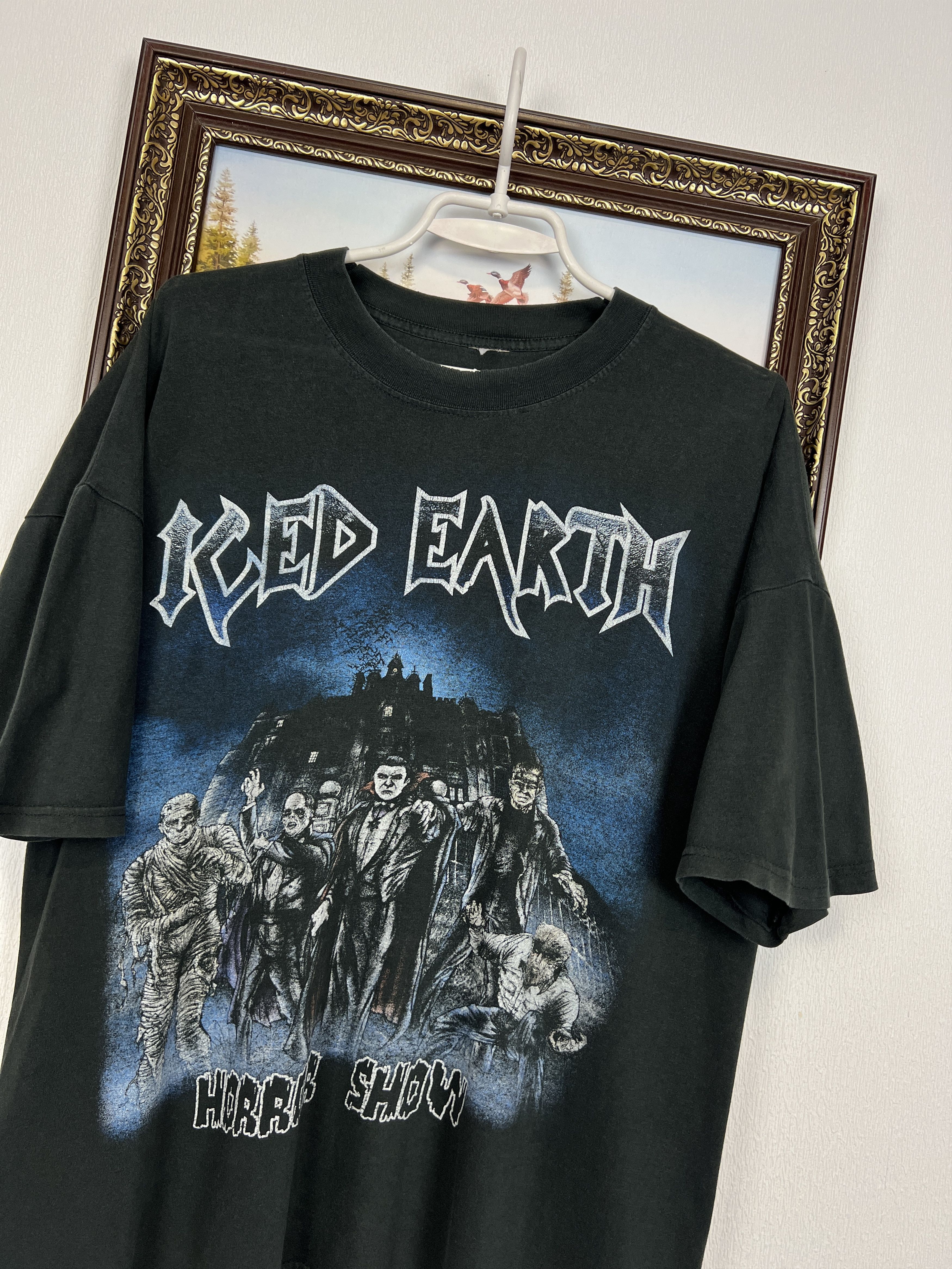 Vintage Vintage ICED EARTH Horror Show Shirt Band Tee Hype Size US M / EU 48-50 / 2 - 4 Thumbnail