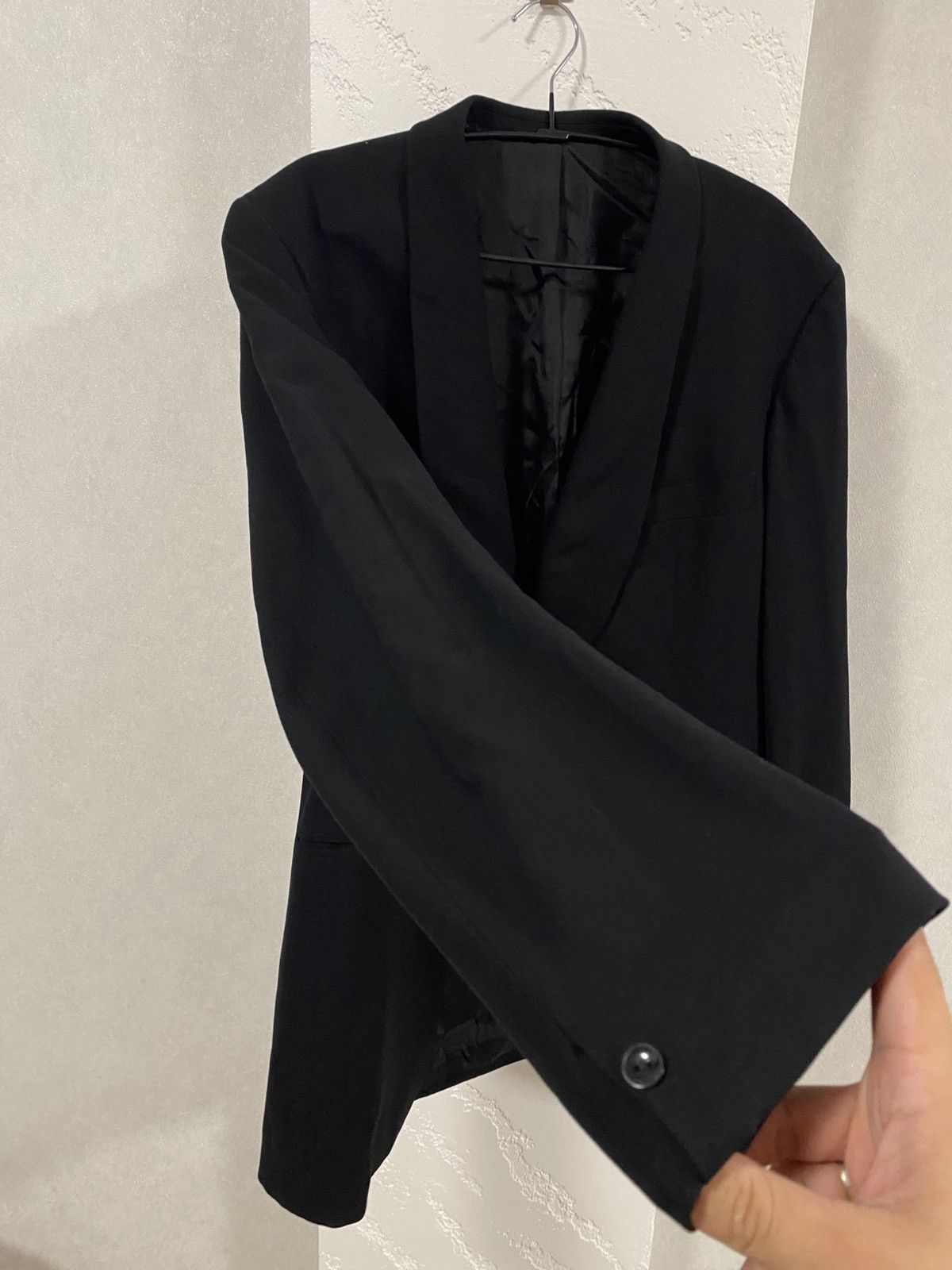 Vintage Regent Feinste Handarbeit Black Tuxedo with Shawl Lapel Suit Size 52R - 8 Thumbnail